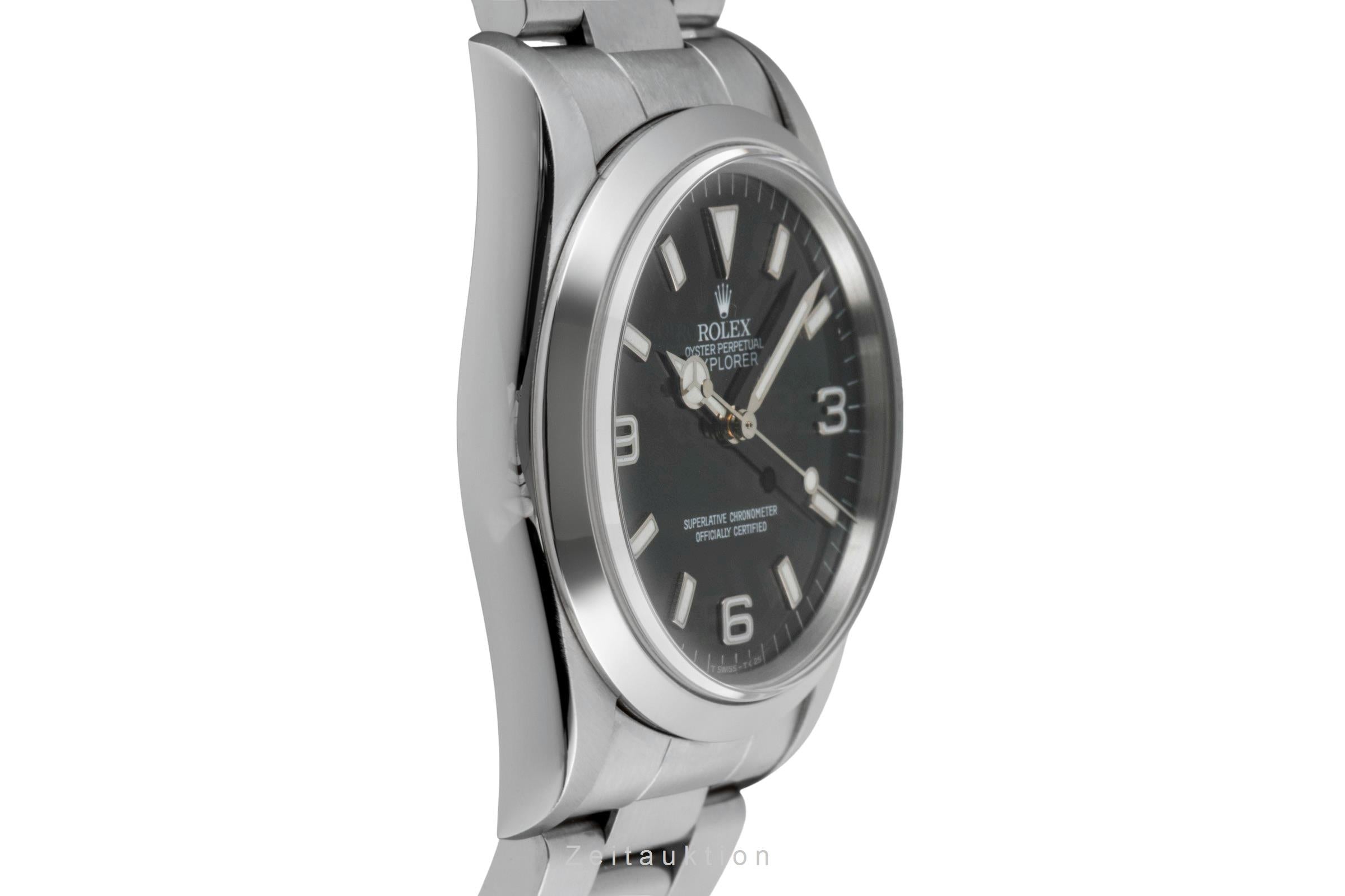 Rolex Explorer steel automatic men's watch 14270  [2600962]