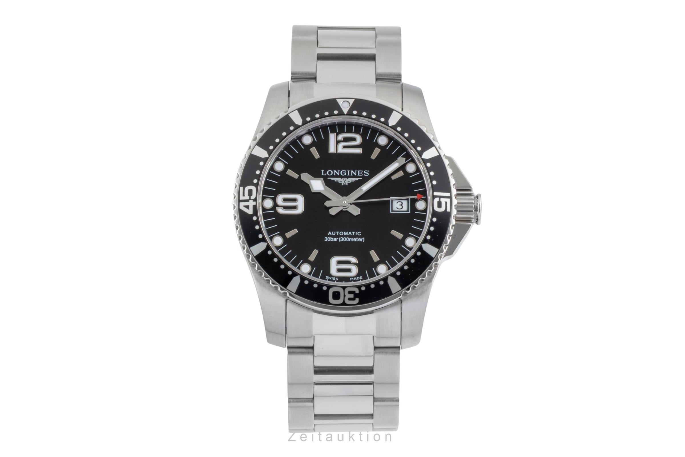 Longines Hydro Conquest acero automático reloj para caballeros L3.742.4.56.6 LP: 1500EUR  [2600964]