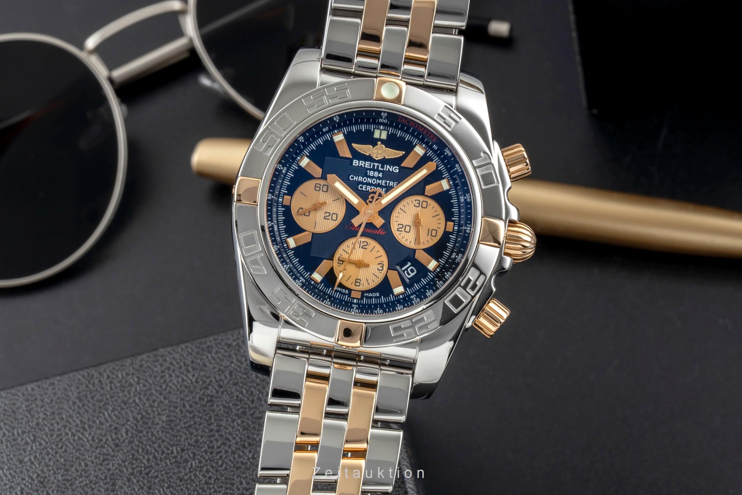 Breitling Chronomat 44 Chronograph Stahl / Gold Automatik Herrenuhr Ref. IB0110  [2600966]
