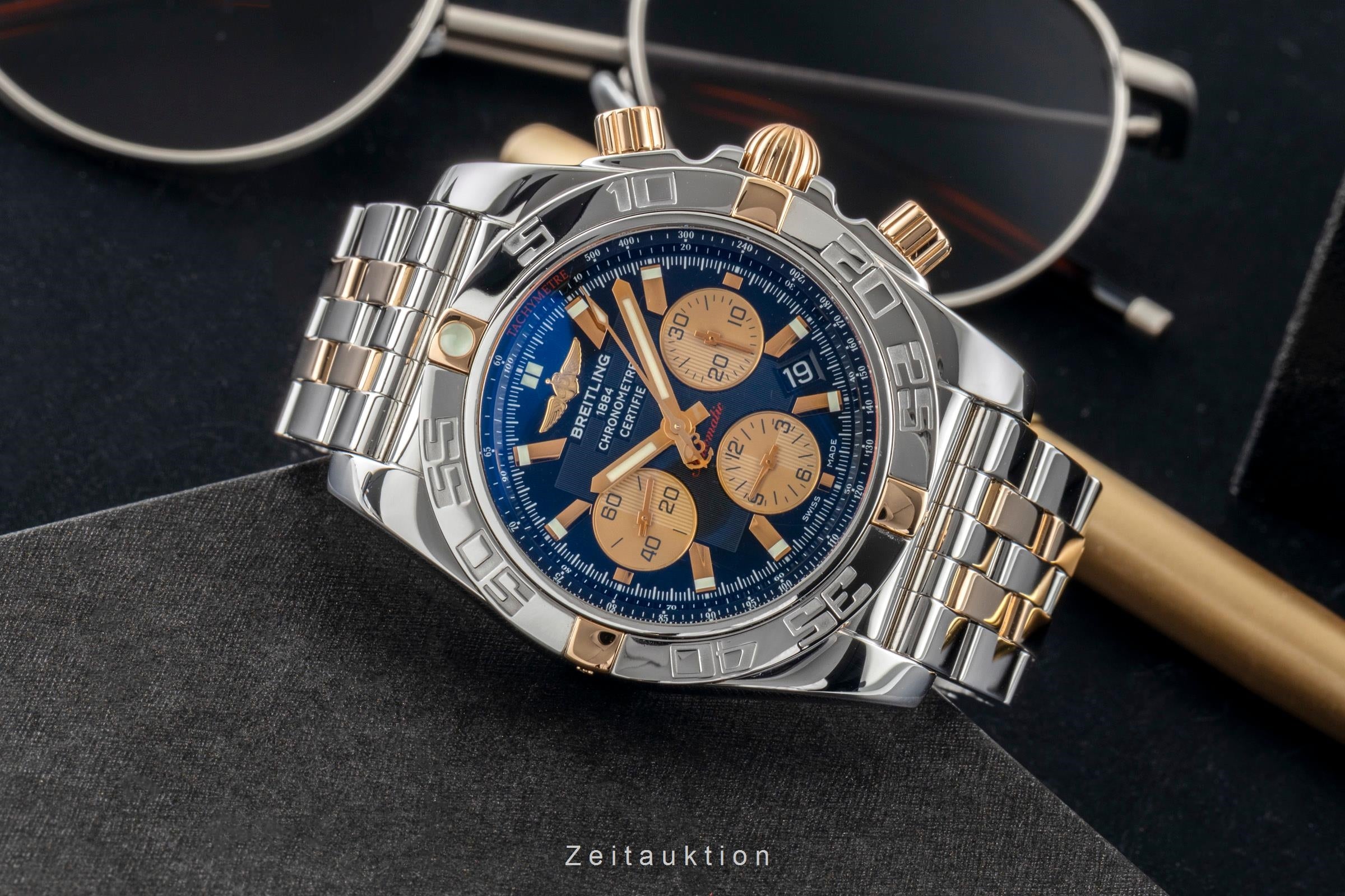 Breitling Chronomat 44 Chronograph Stahl / Gold Automatik Herrenuhr Ref. IB0110  [2600966]