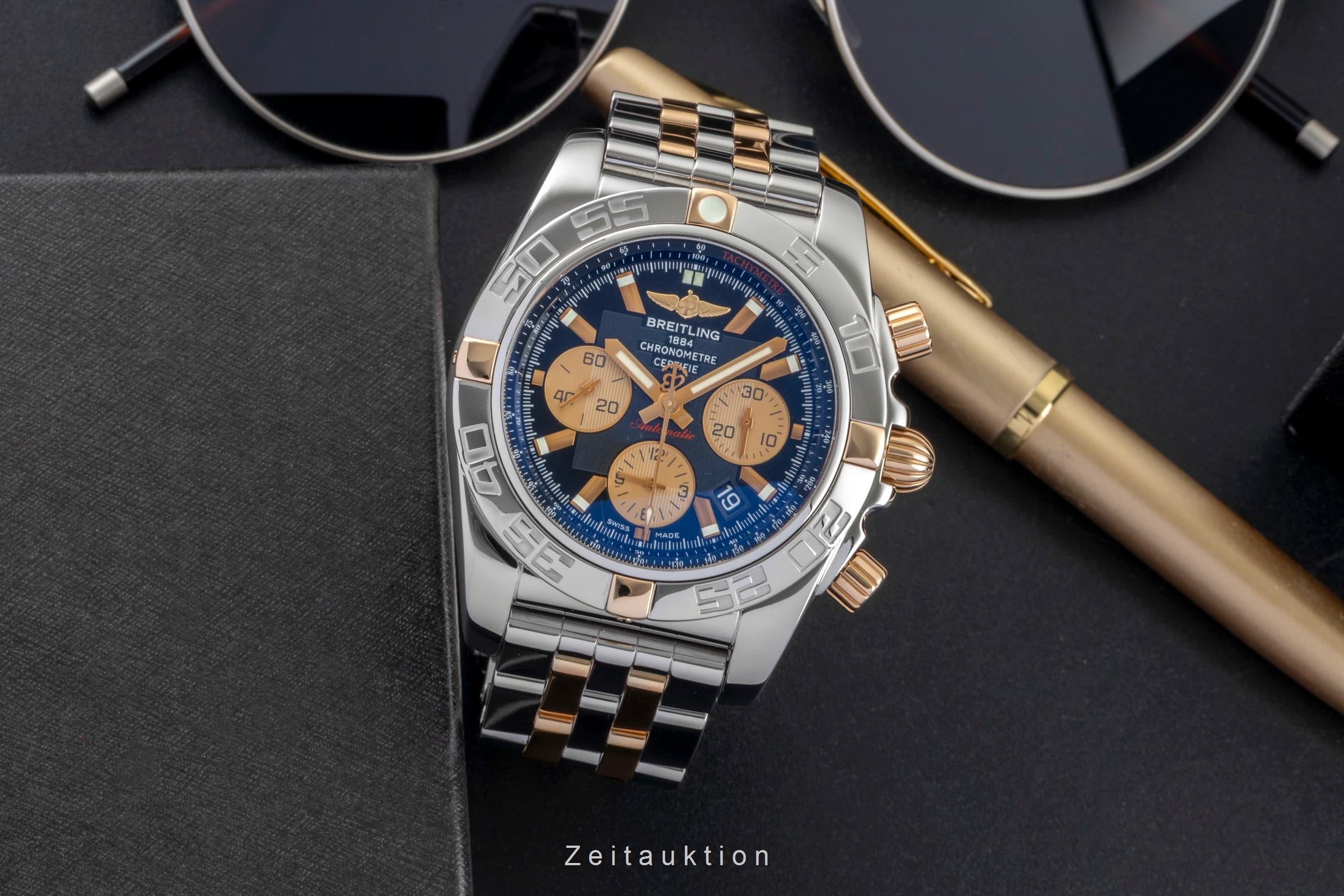 Breitling Chronomat 44 Chronograph Stahl / Gold Automatik Herrenuhr Ref. IB0110  [2600966]