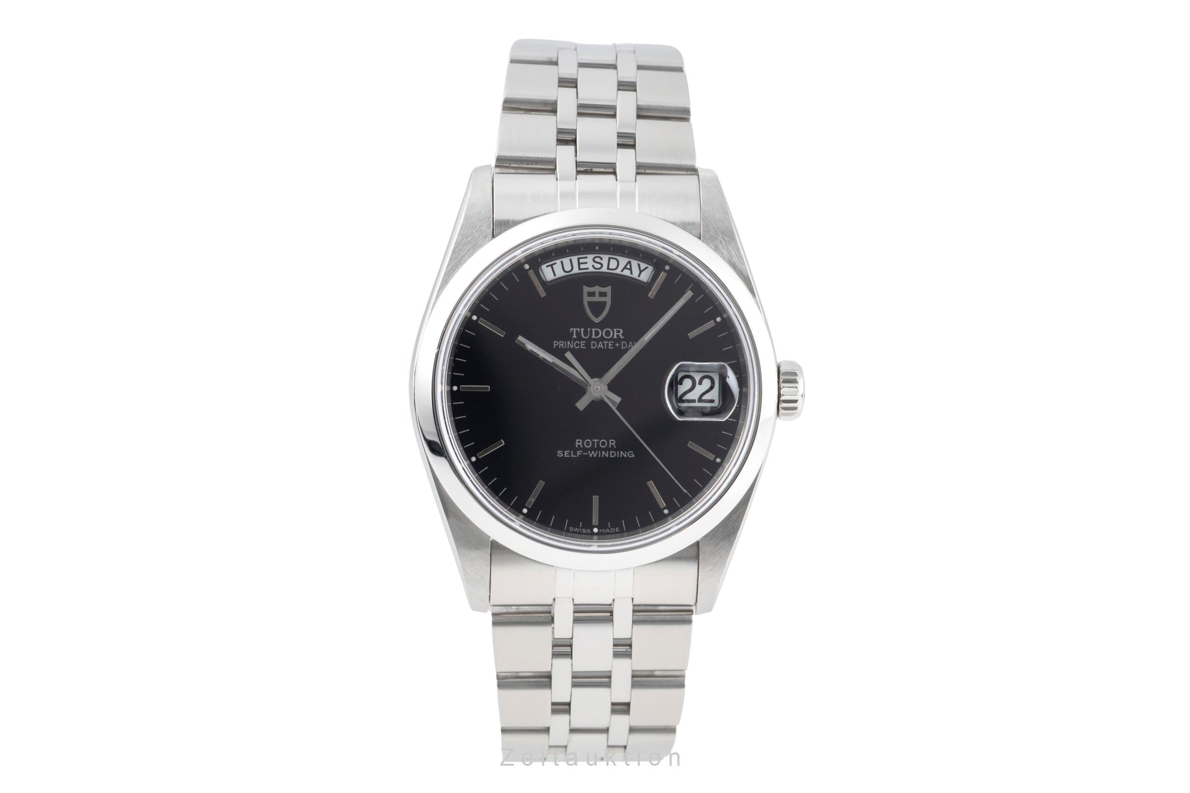 Tudor Date-Day steel automatic men's watch 76200  [2600967]