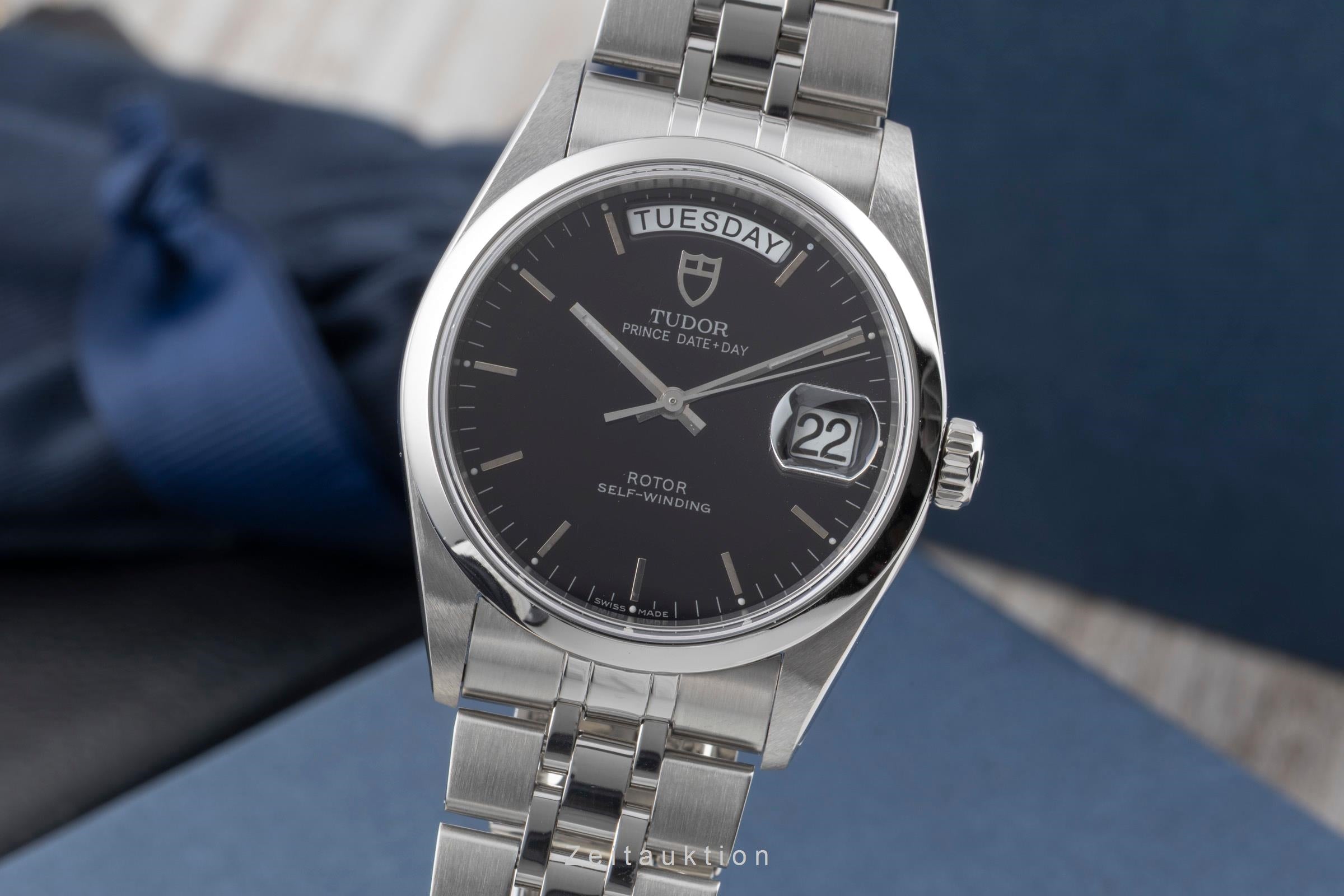 Tudor Date-Day steel automatic men's watch 76200  [2600967]