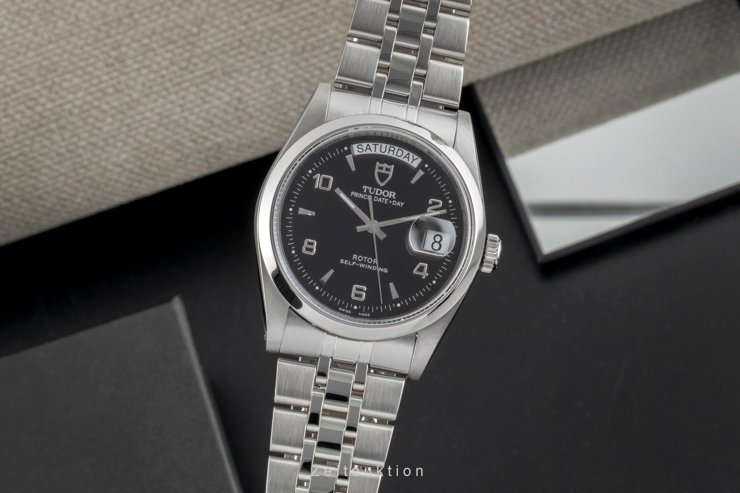 Tudor Date-Day steel automatic men's watch 76200  [2600968]