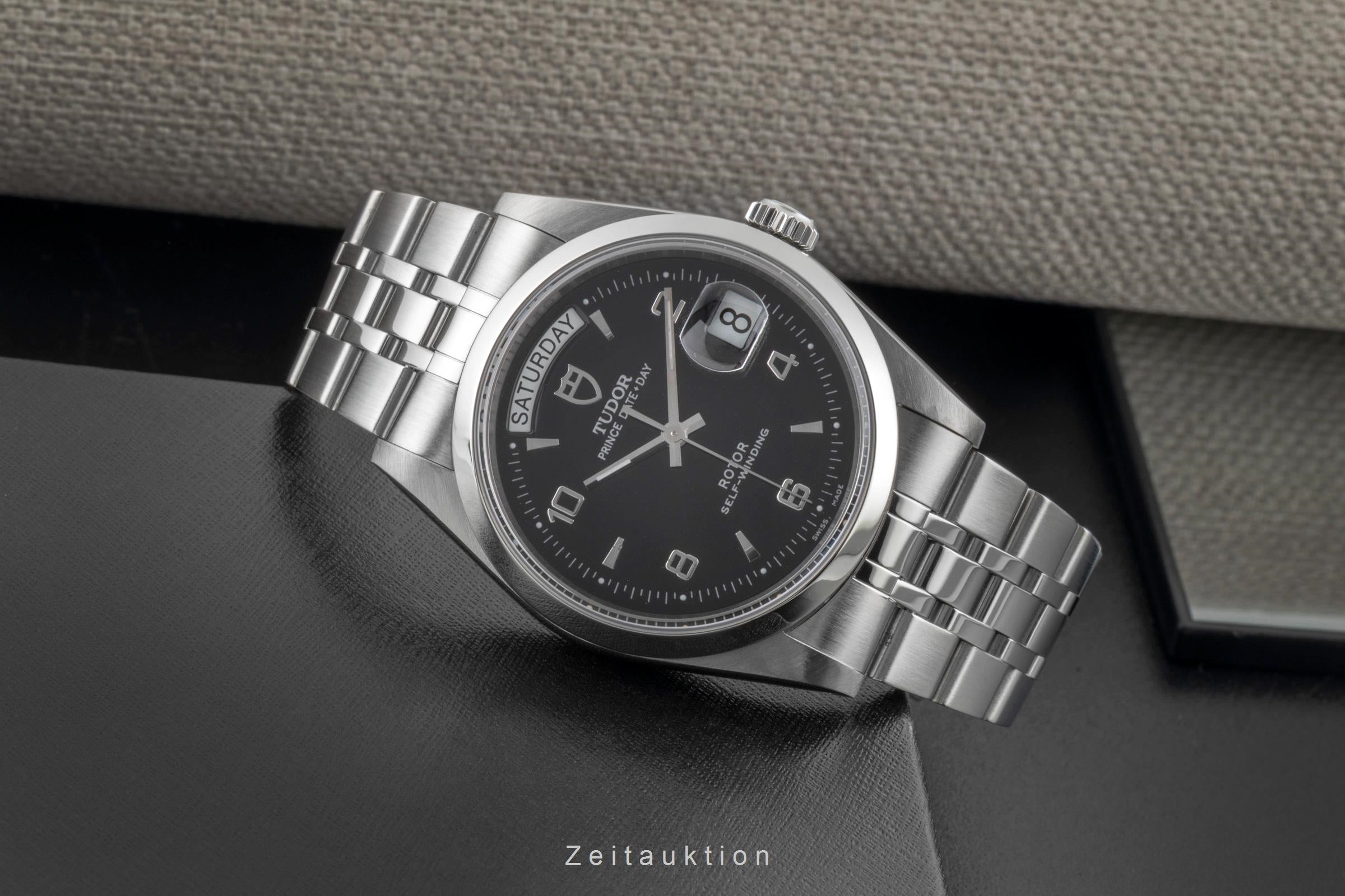 Tudor Date-Day steel automatic men's watch 76200  [2600968]