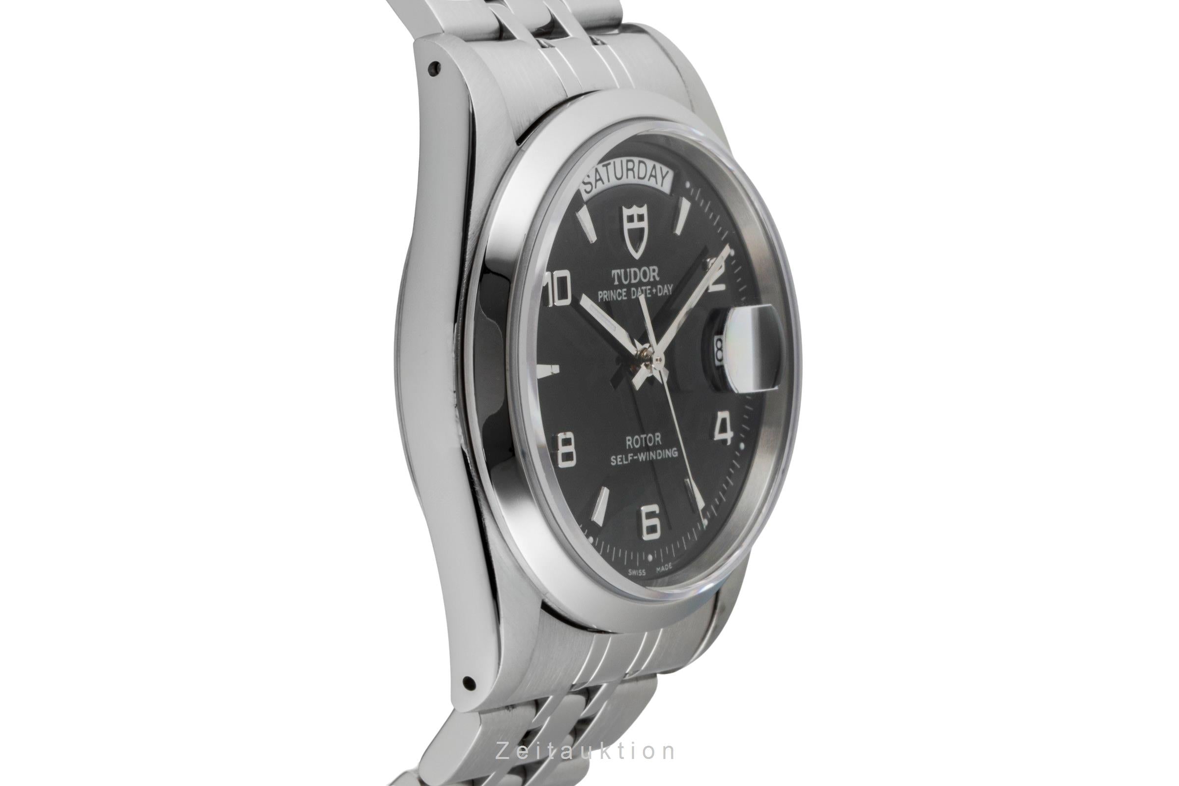 Tudor Date-Day steel automatic men's watch 76200  [2600968]