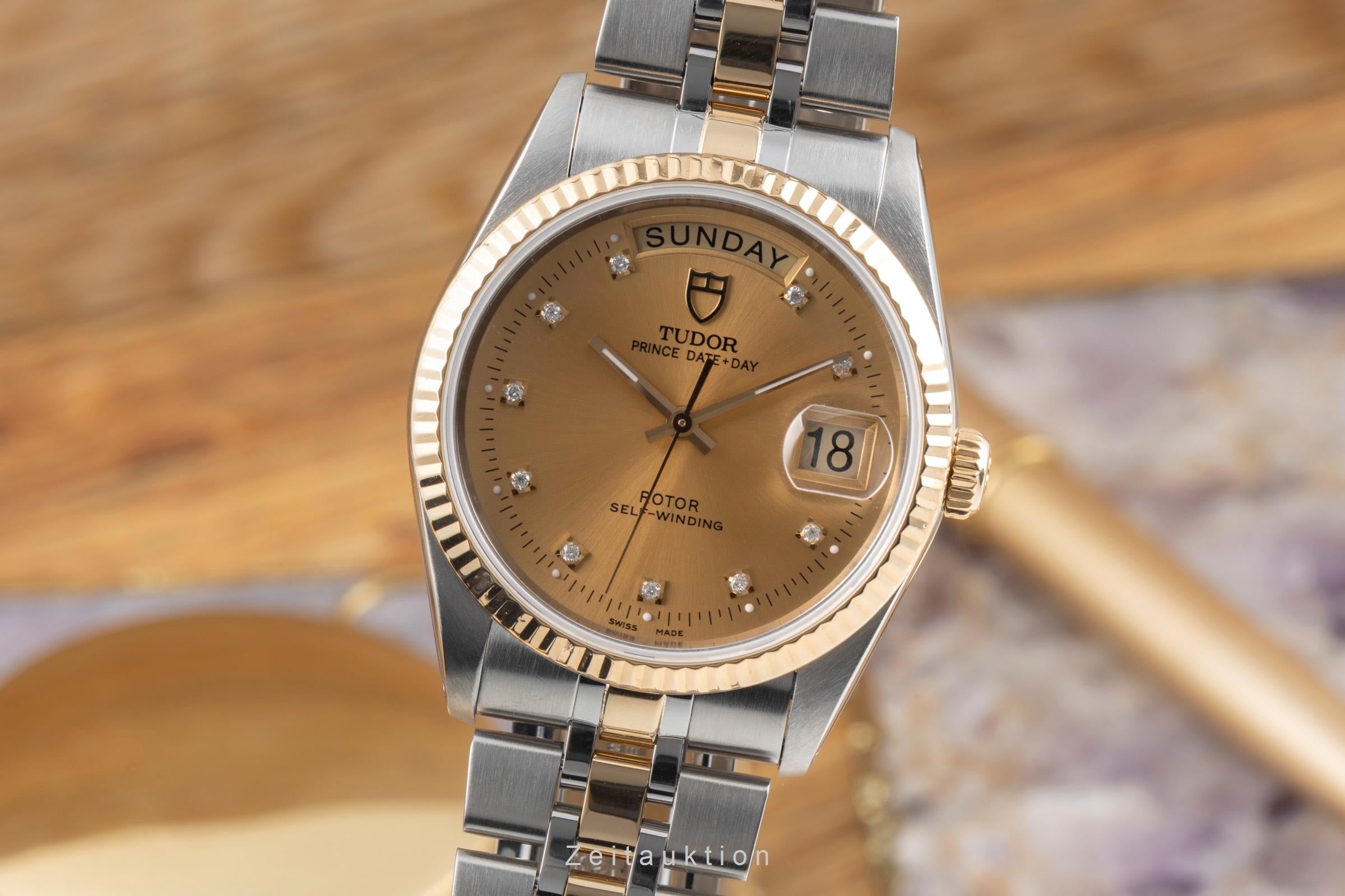 Tudor Date-Day acero / oro automático reloj para caballeros 76213  [2600969]