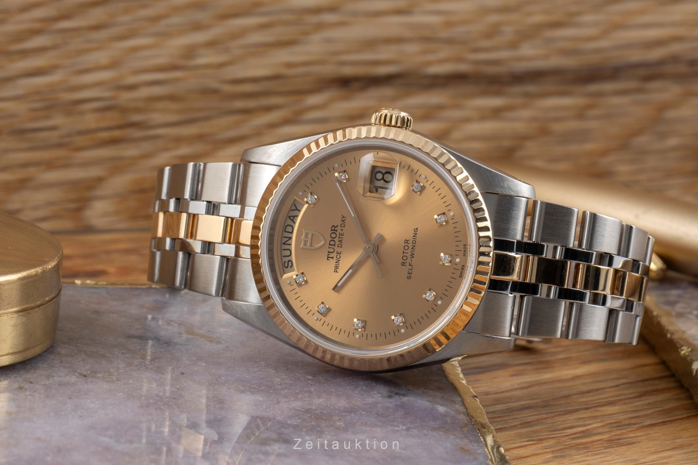 Tudor Date-Day steel / gold automatic Ref. 76213 | 2600969