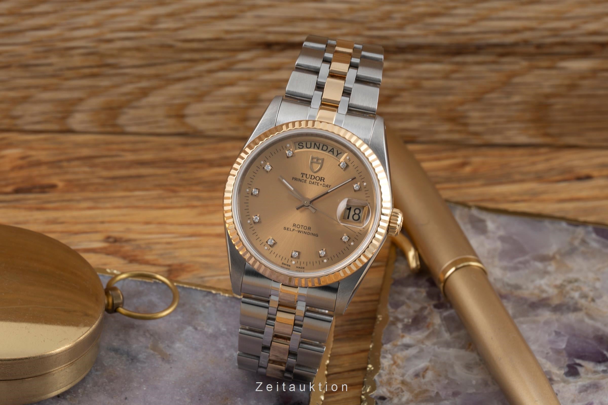 Tudor Date-Day acero / oro automático reloj para caballeros 76213  [2600969]