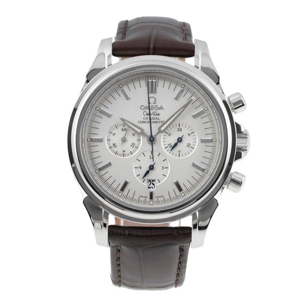 Omega De Ville Chronograph Co-Axial Automatik Stahl Herrenuhr Ref 4841.31.00 B&P [2600972]