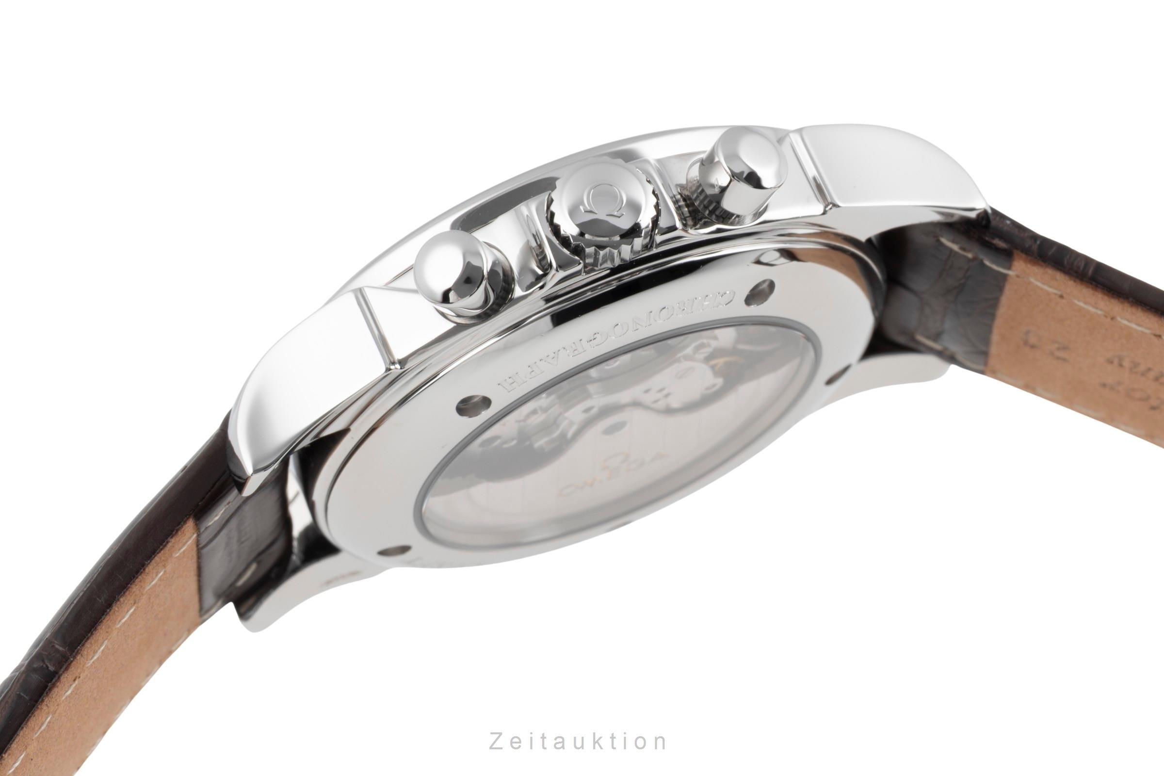 Omega De Ville Chronograph Co-Axial Automatik Stahl Herrenuhr Ref 4841.31.00 B&P [2600972]