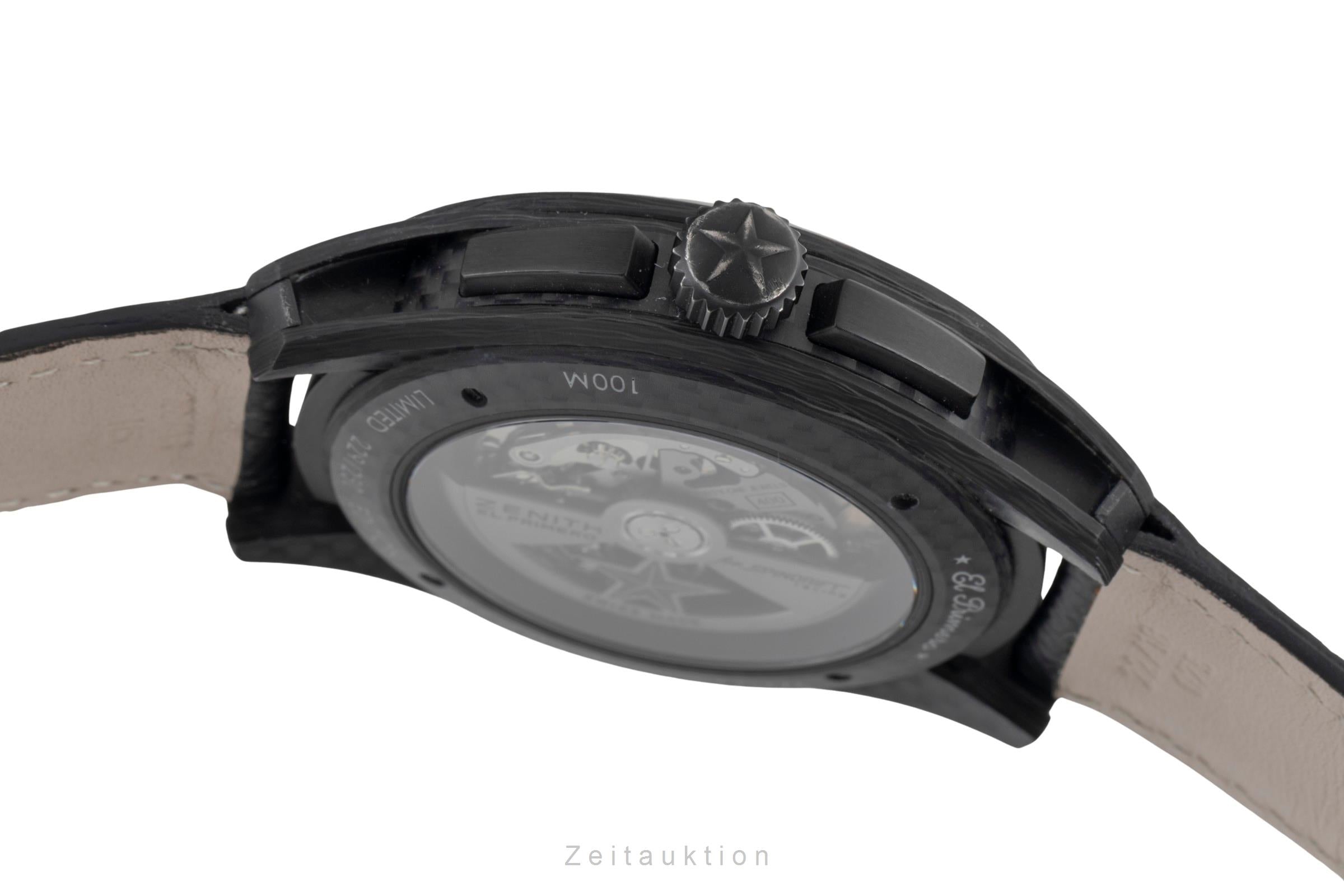 Zenith El Primero cronógrafo carbono automático reloj para caballeros 10.2260.400/69.R573 Limited  [2600974]