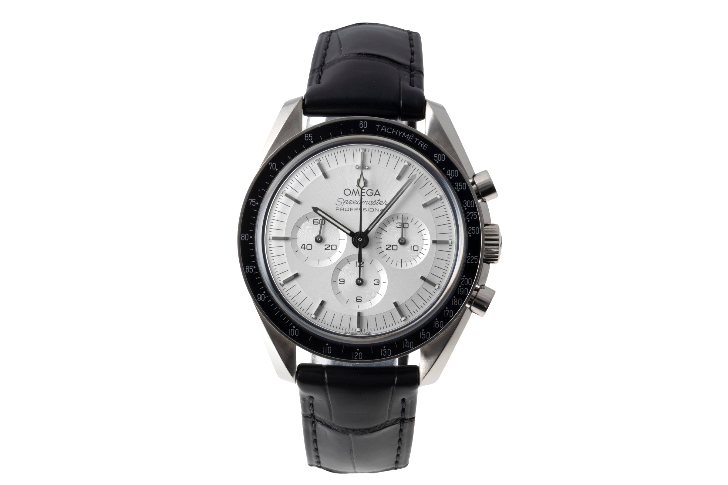 Omega Speedmaster chronograph 18 ct white gold manual winding men's watch 310.63.42.50.02.001 LP: 43000EUR  [2600975]