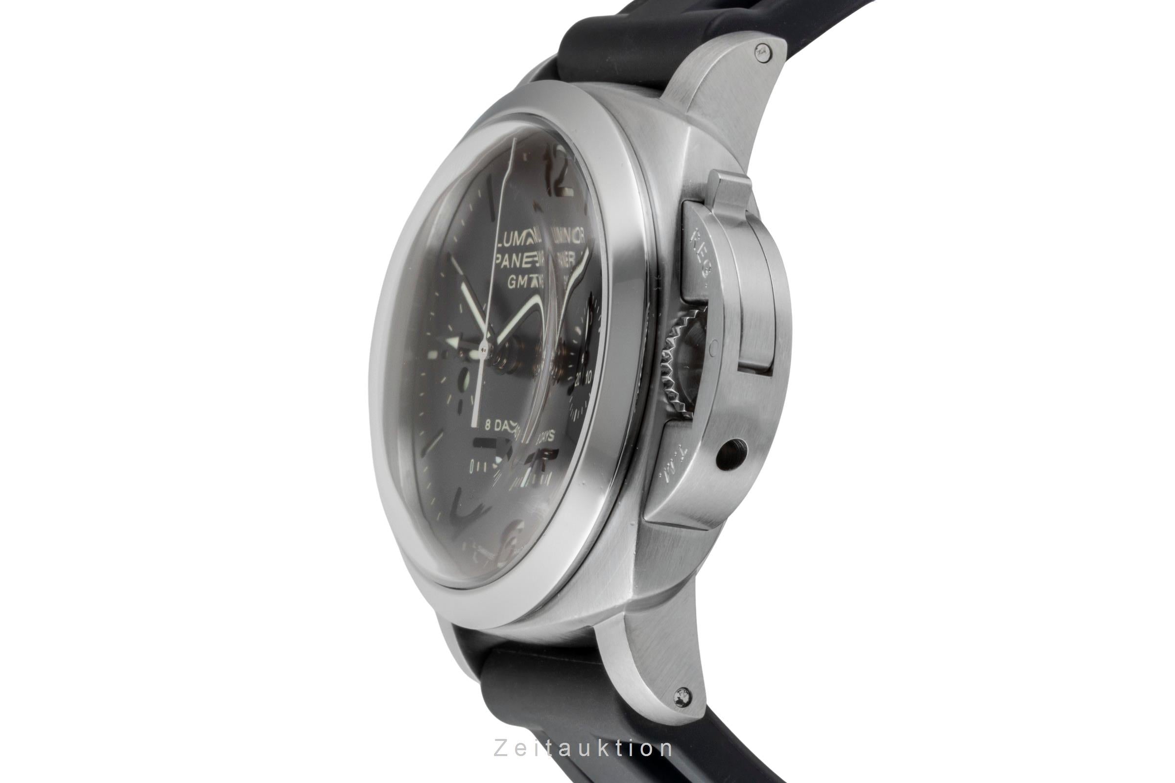 Panerai Luminor GMT chronograph steel manual winding men's watch PAM00275  [2600980]