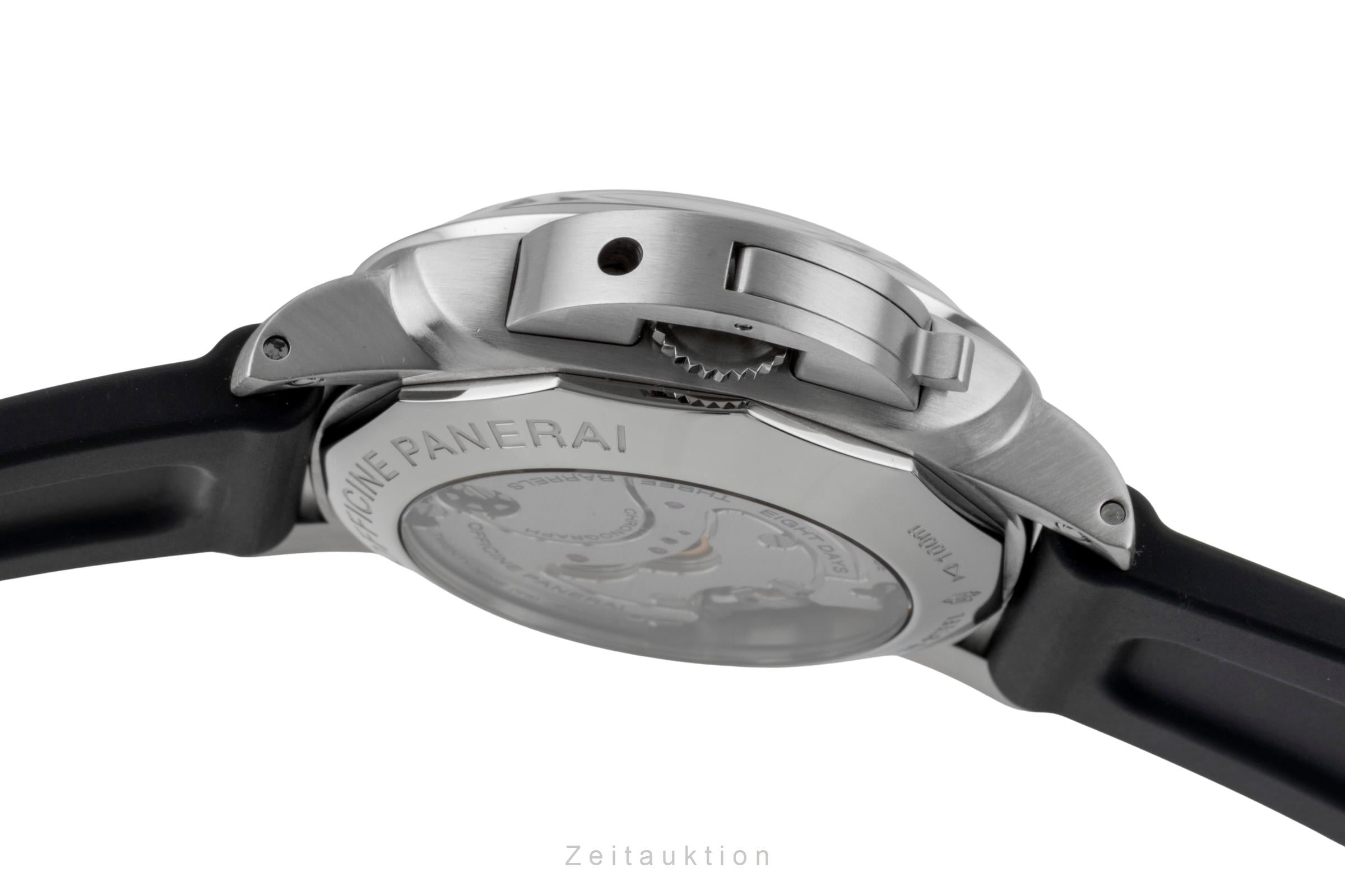 Panerai Luminor GMT chronograph steel manual winding men's watch PAM00275  [2600980]