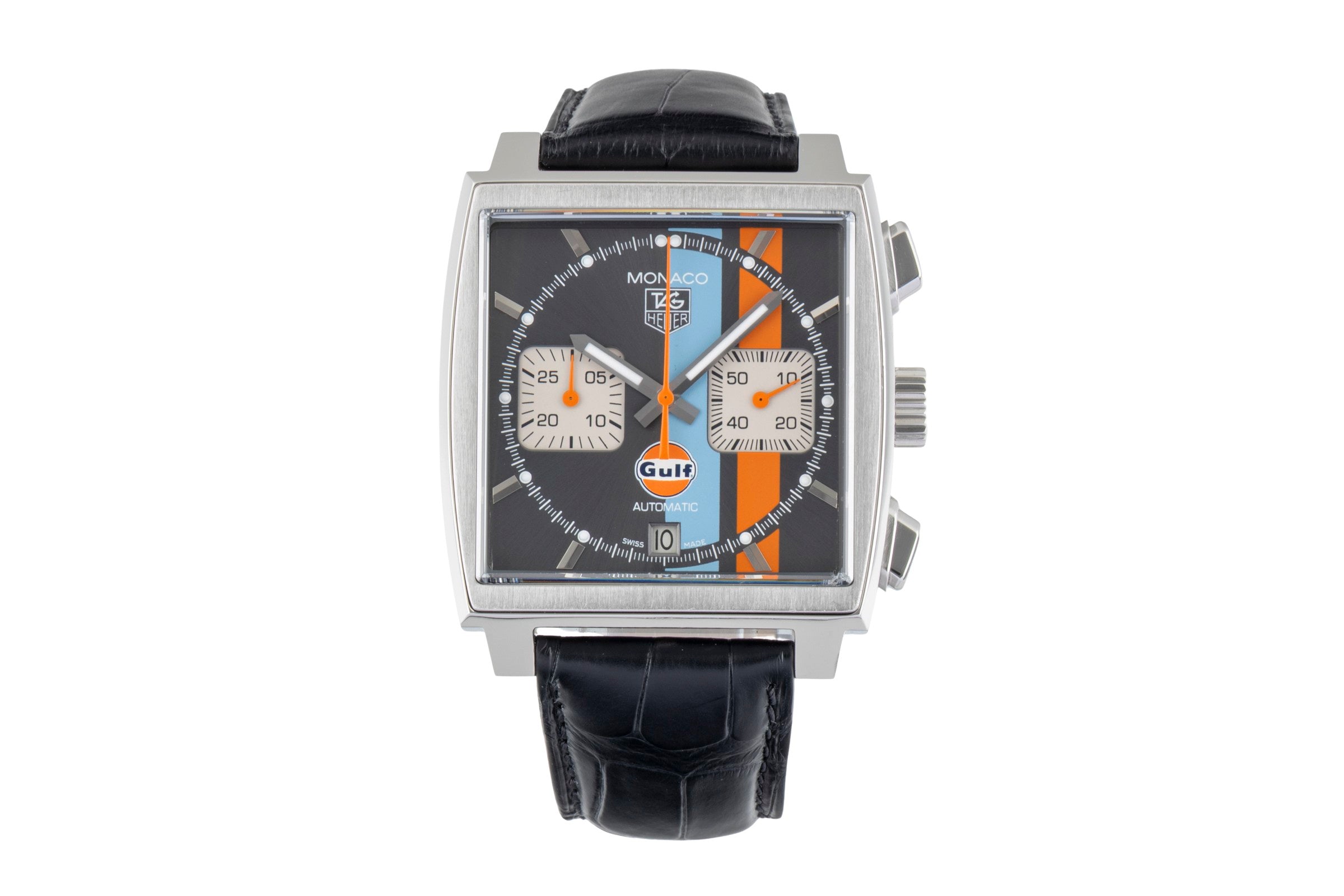 Tag Heuer Monaco chronograph steel automatic men's watch CAW2113. FC6250 Limited  [2600981]