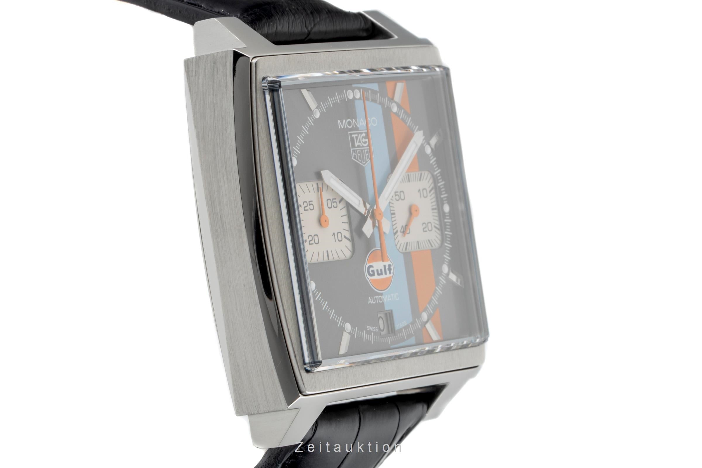 Tag Heuer Monaco chronograph steel automatic men's watch CAW2113. FC6250 Limited  [2600981]