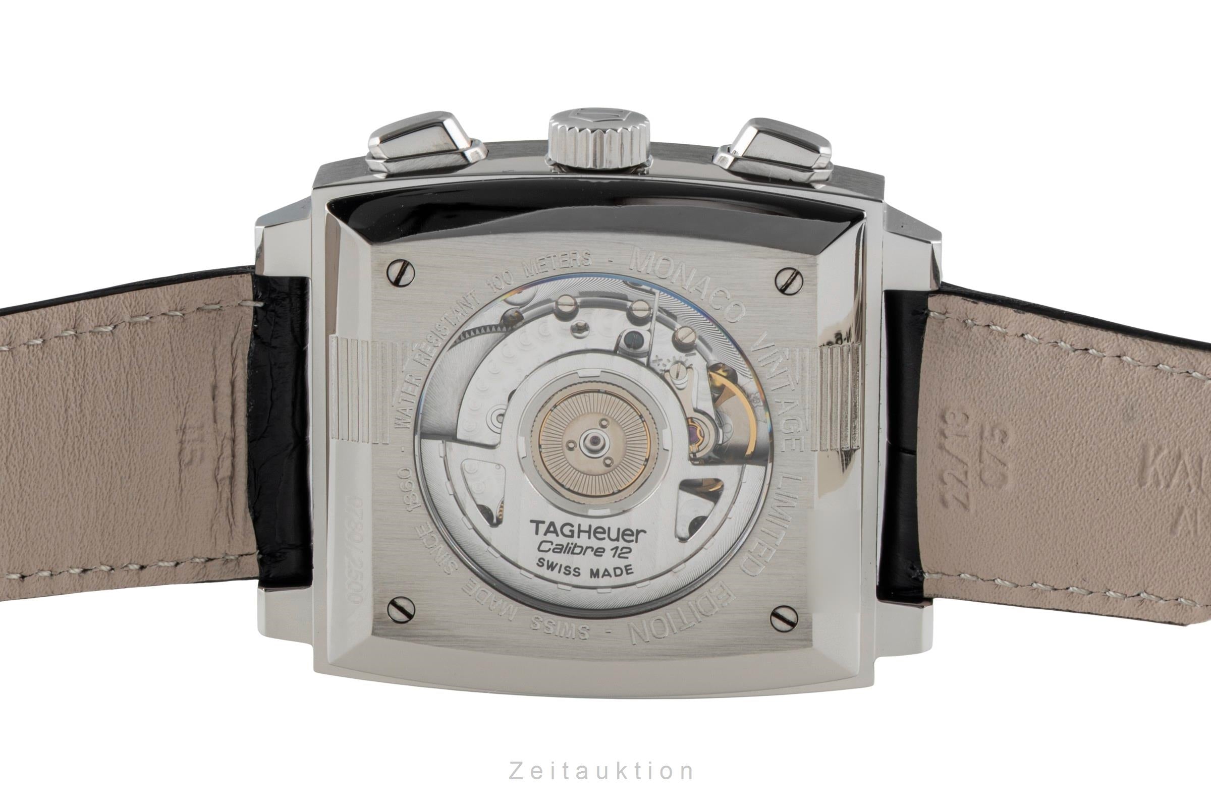 Tag Heuer Monaco chronograph steel automatic men's watch CAW2113. FC6250 Limited  [2600981]