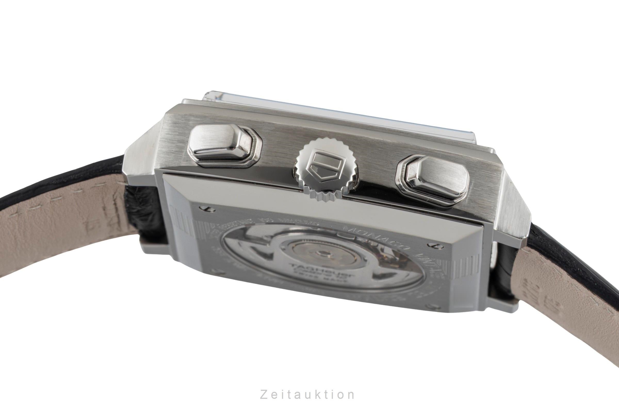 Tag Heuer Monaco chronograph steel automatic men's watch CAW2113. FC6250 Limited  [2600981]
