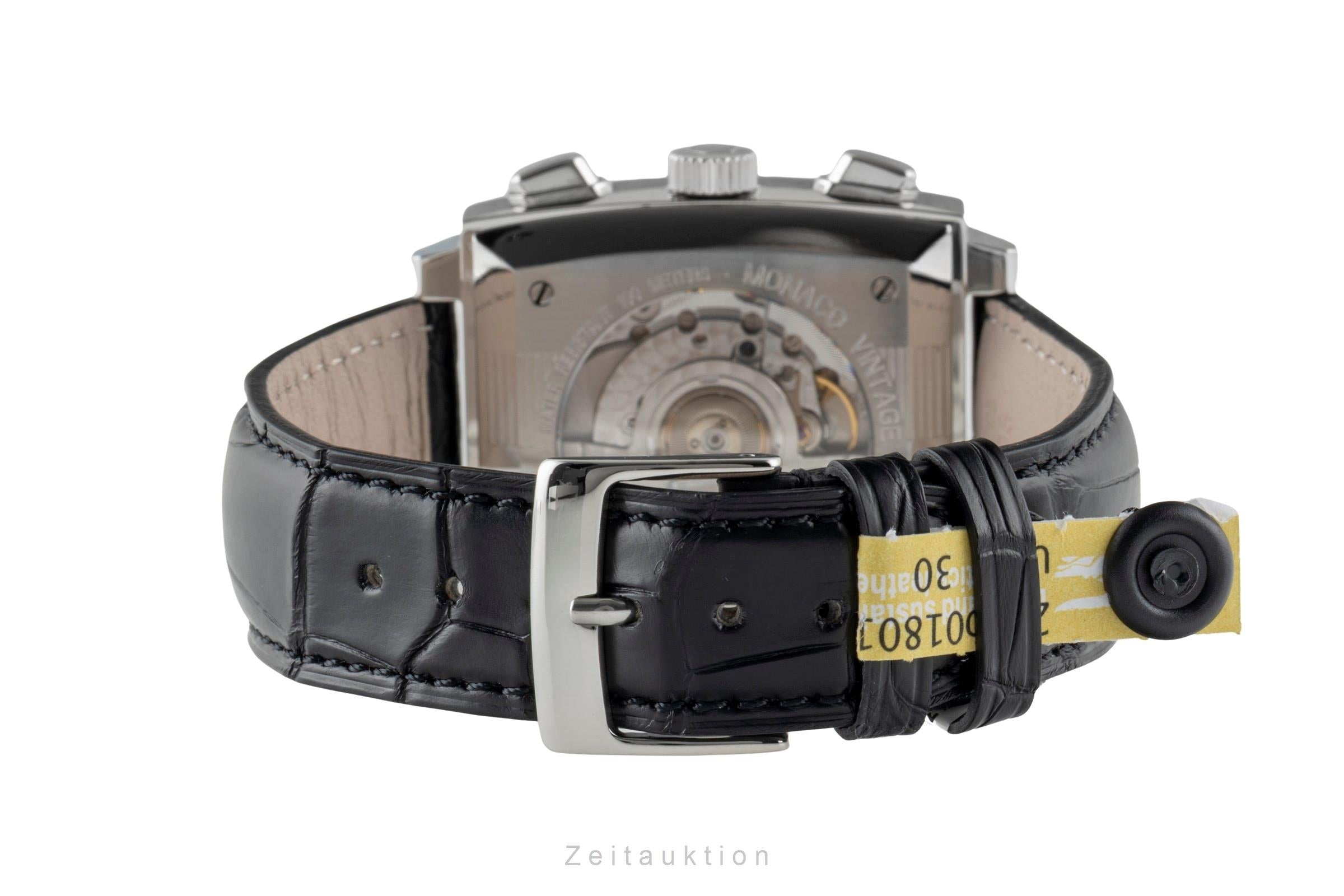 Tag Heuer Monaco chronograph steel automatic men's watch CAW2113. FC6250 Limited  [2600981]