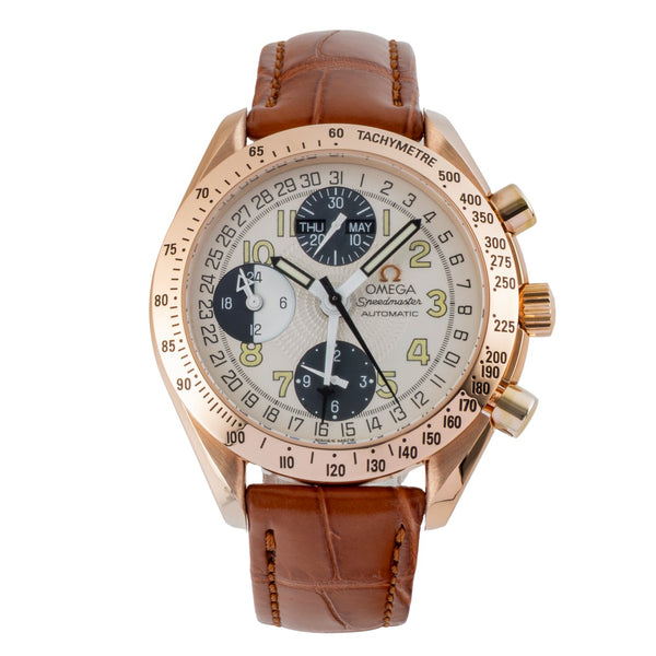 Omega Speedmaster Day-Date Chronograph 18k Roségold 175.0084 Papiere 1999 [2600982]