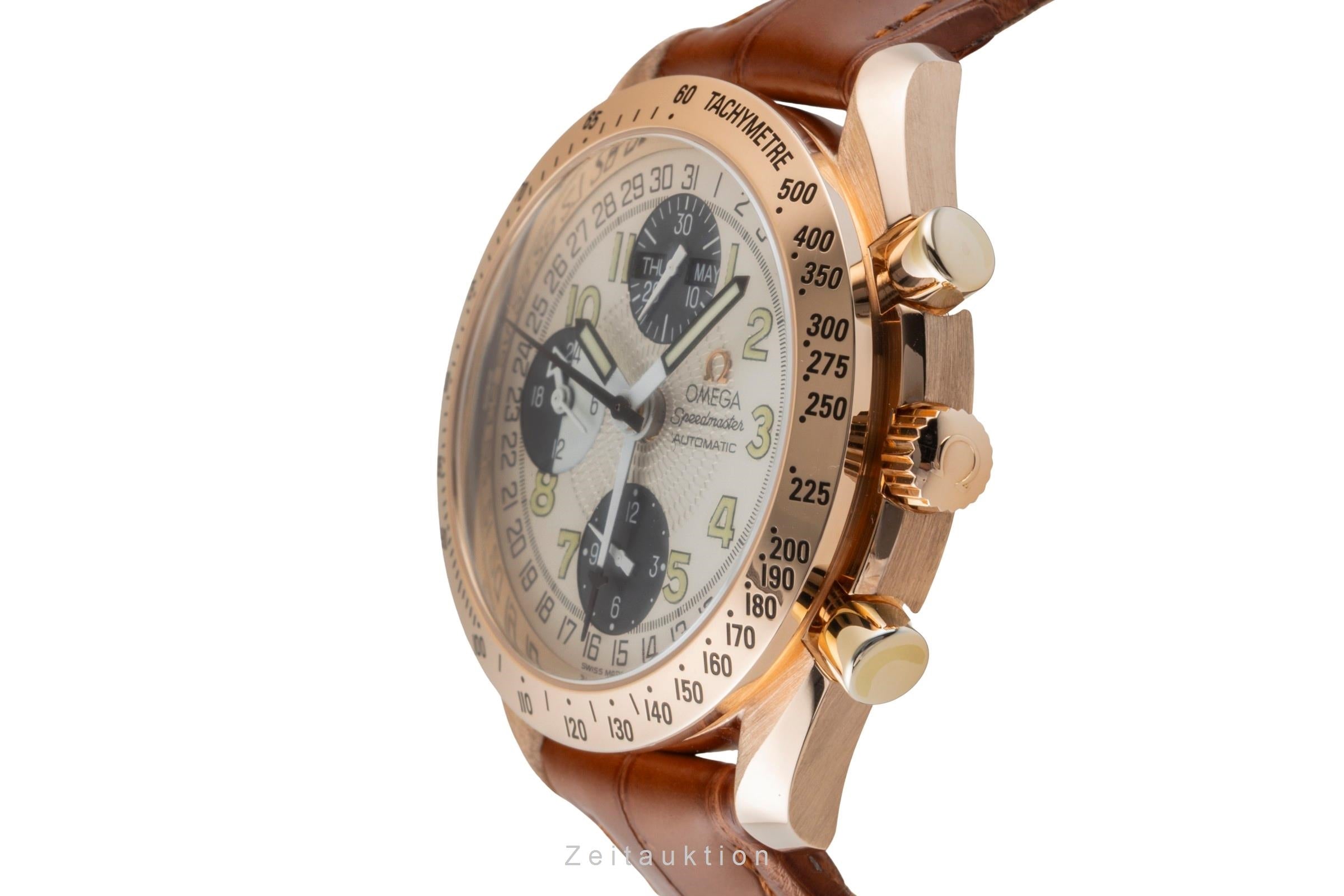 Omega Speedmaster Day-Date Chronograph 18k Roségold 175.0084 Papiere 1999 [2600982]