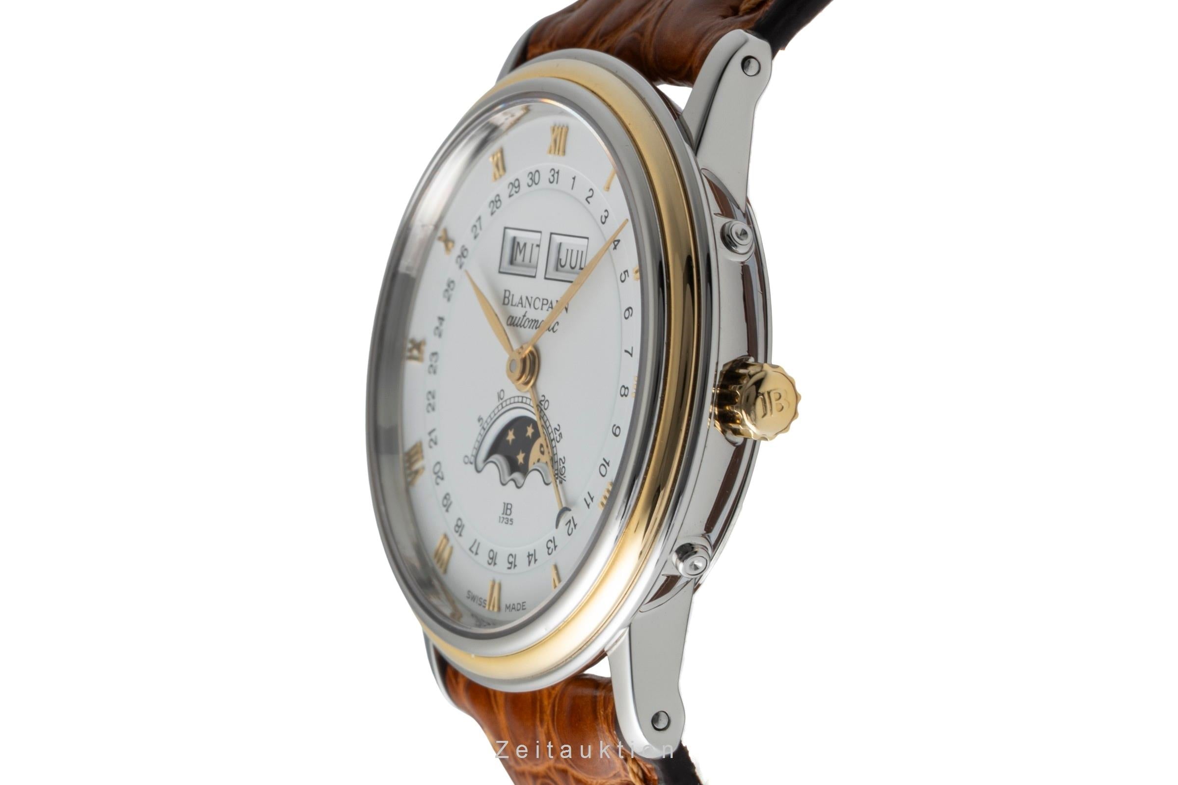 Blancpain Villeret acier / or  automatique montre pour hommes 6595  [2600983]