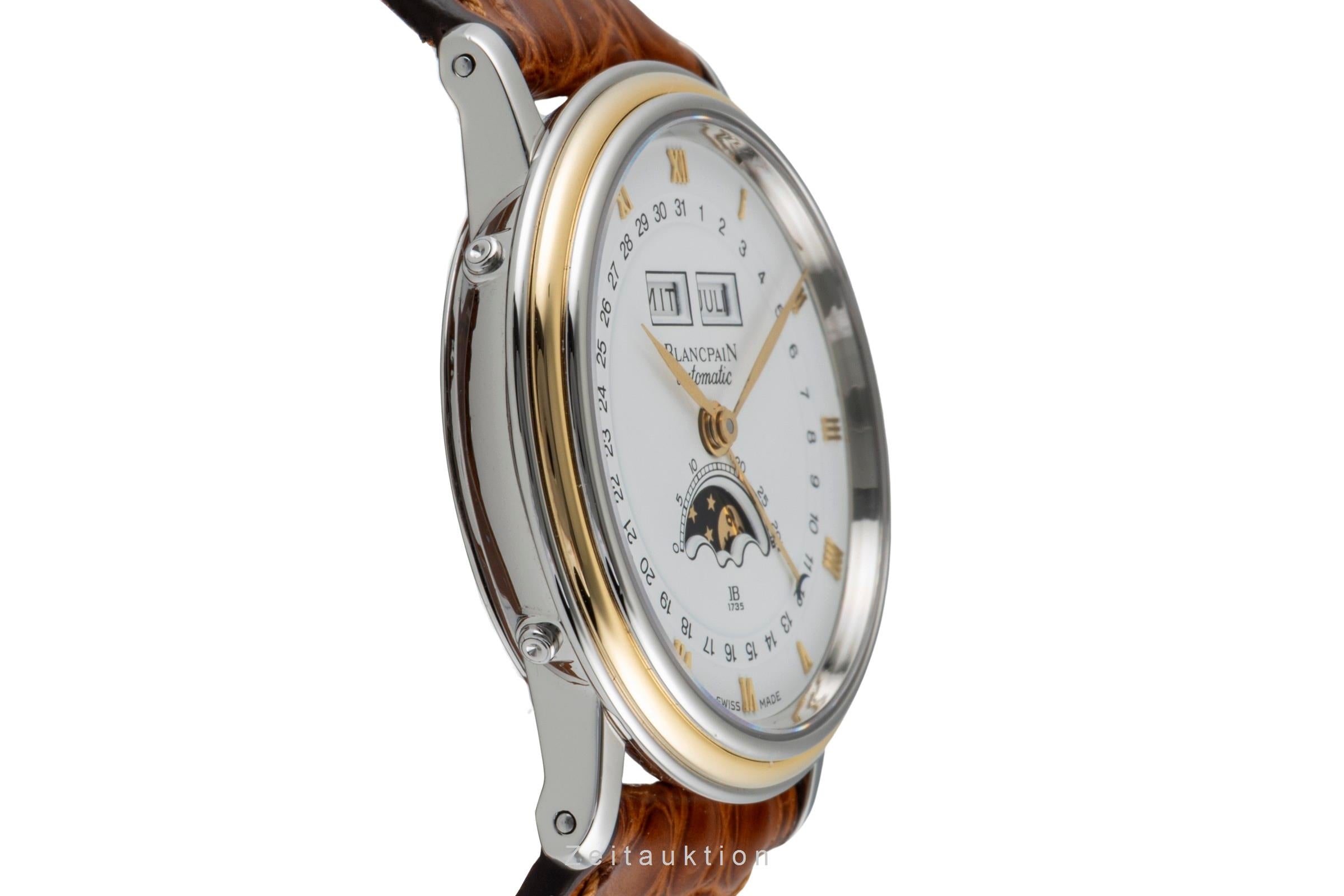 Blancpain Villeret acier / or  automatique montre pour hommes 6595  [2600983]