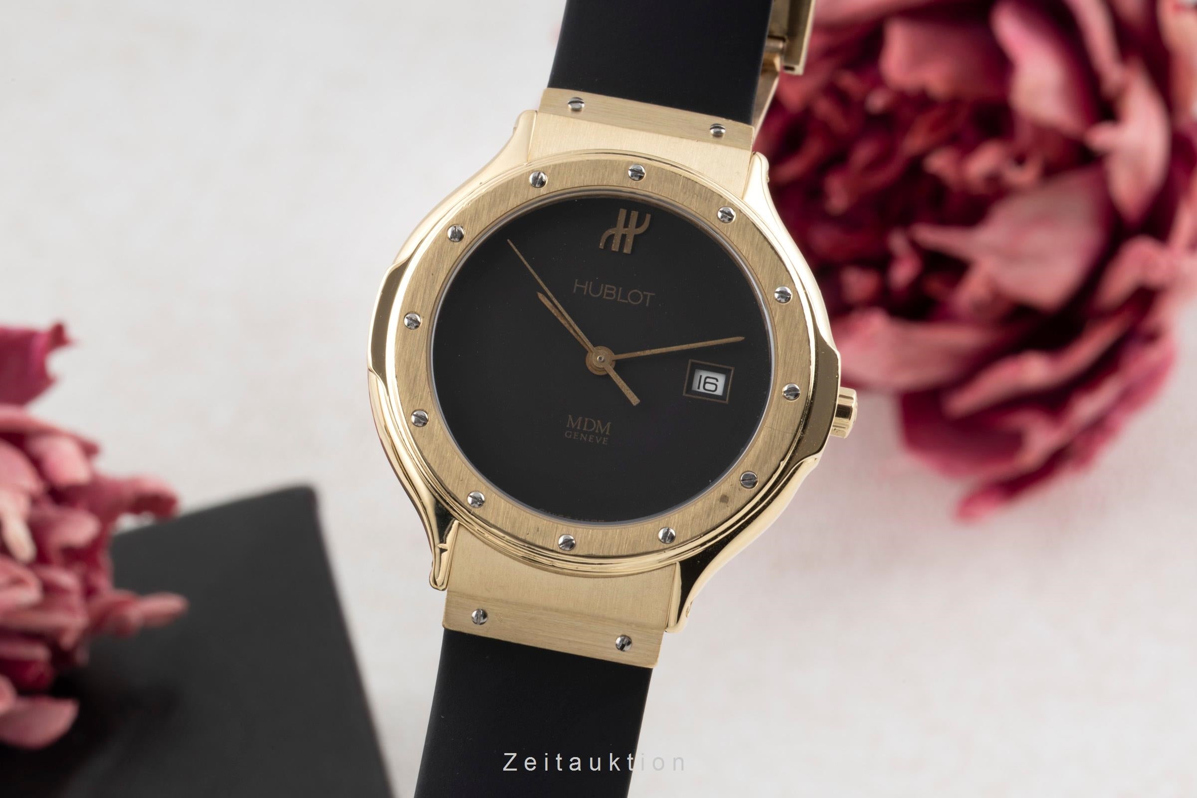 Hublot MDM 18 ct gold quartz women's watch 1400-100  [2600986]