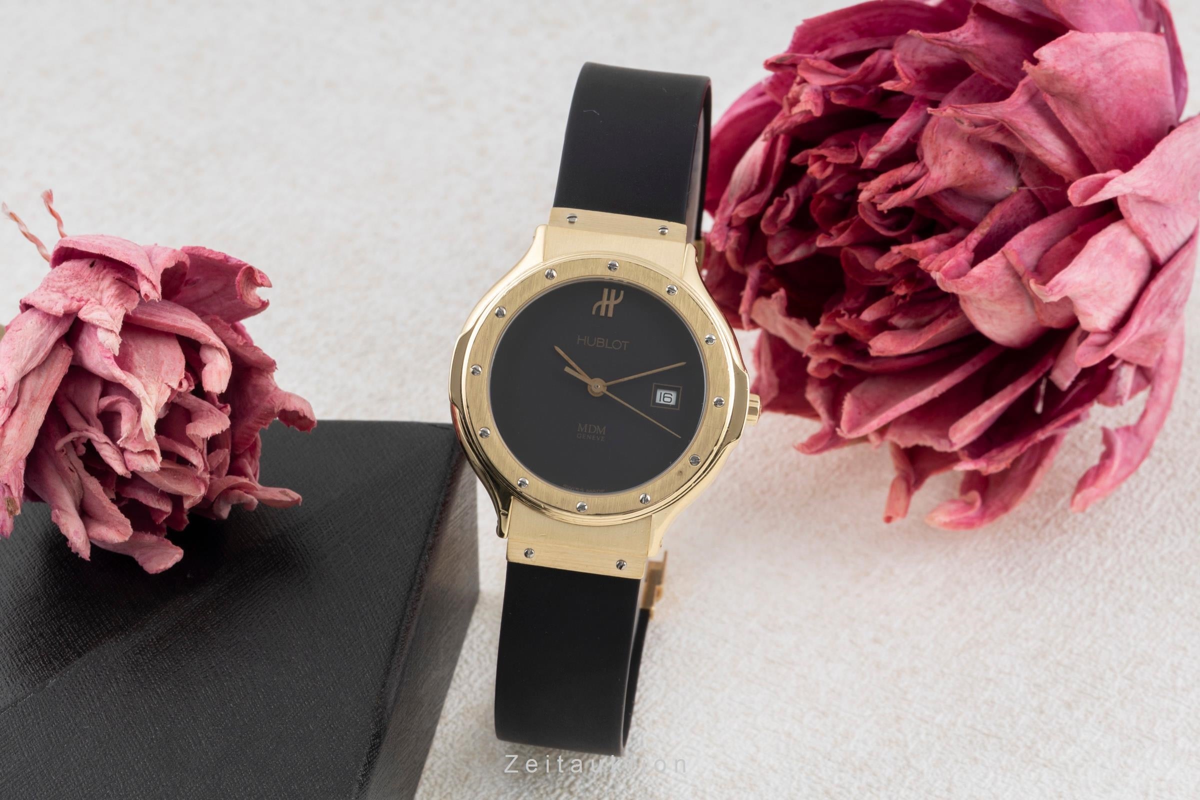 Hublot MDM 18 ct gold quartz women's watch 1400-100  [2600986]