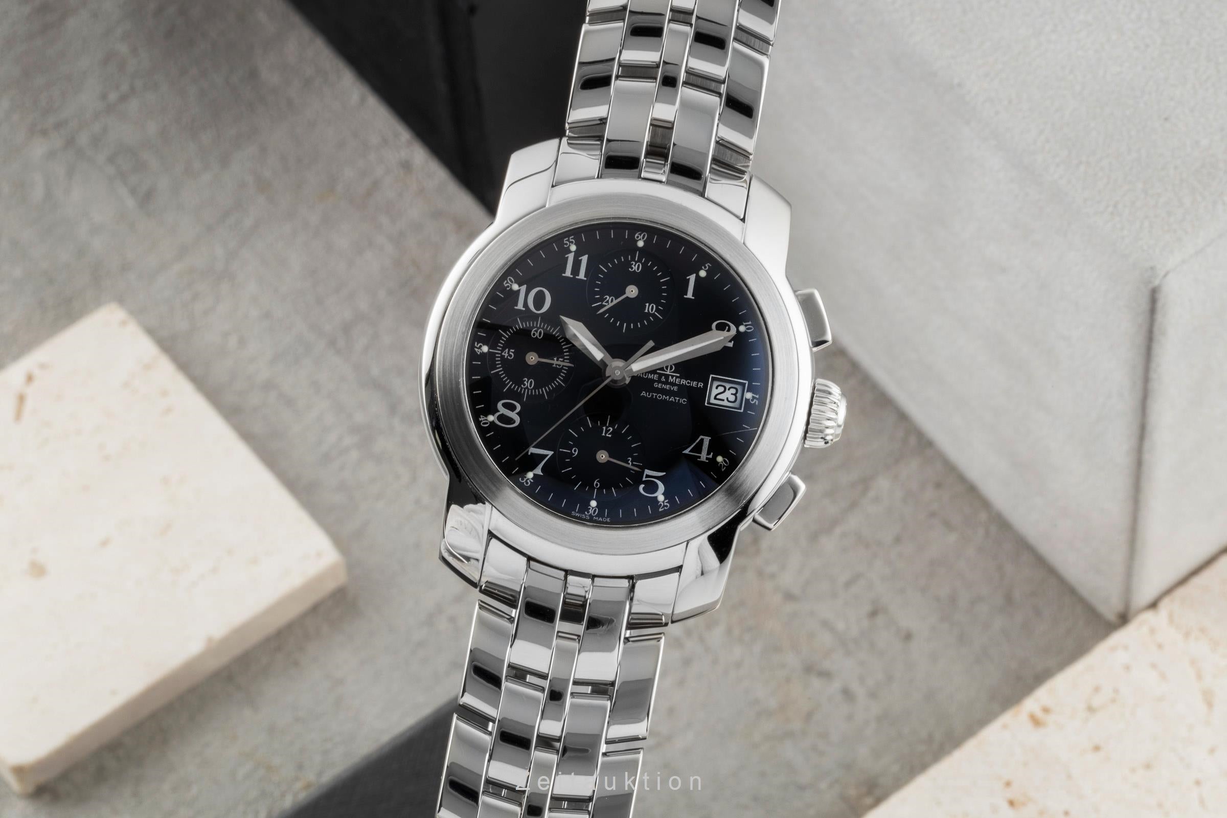 Baume & Mercier Capeland chronograph steel automatic Kal. BM 13750
