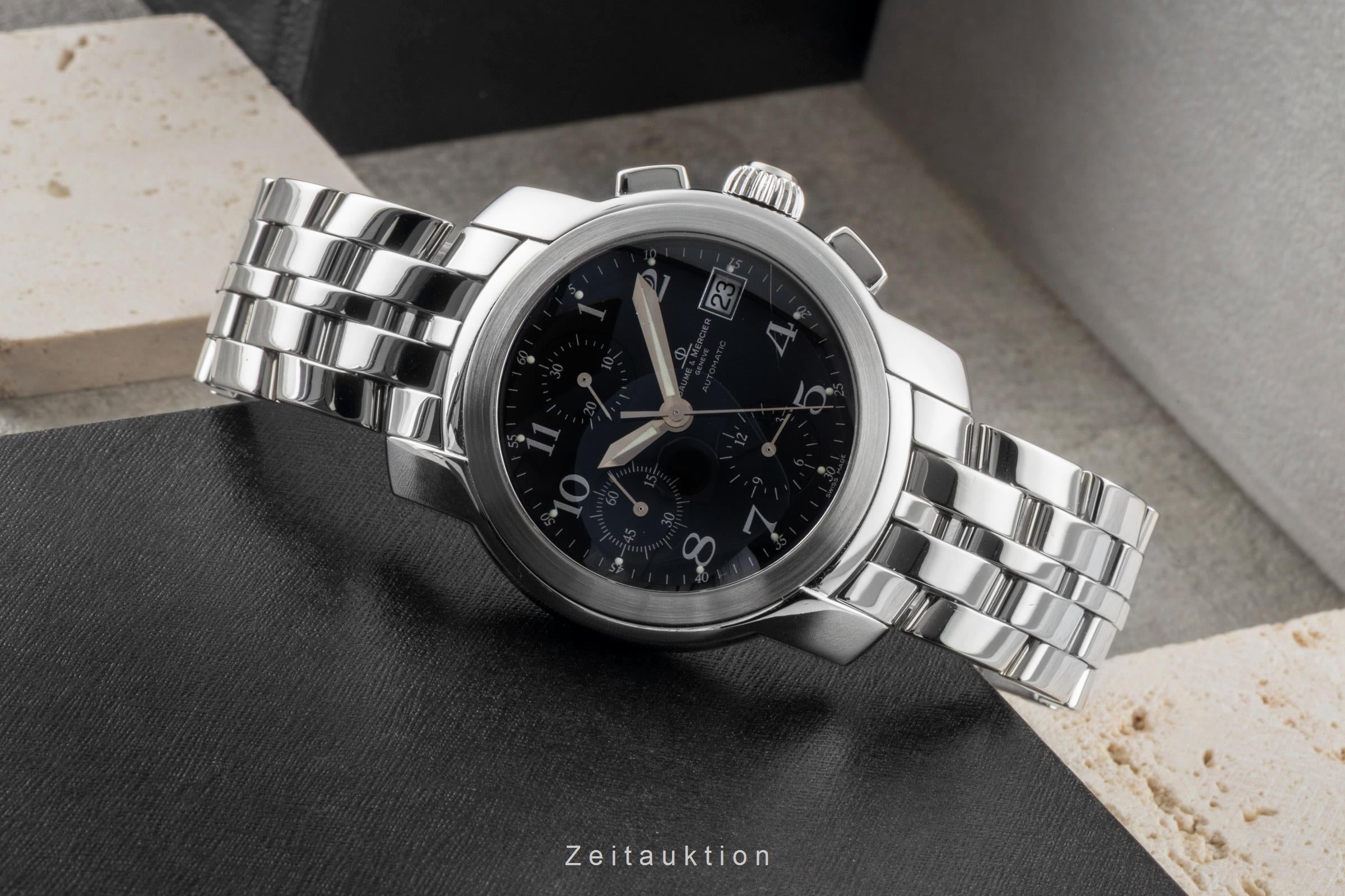 Baume & Mercier Capeland chronograph steel automatic Kal. BM 13750