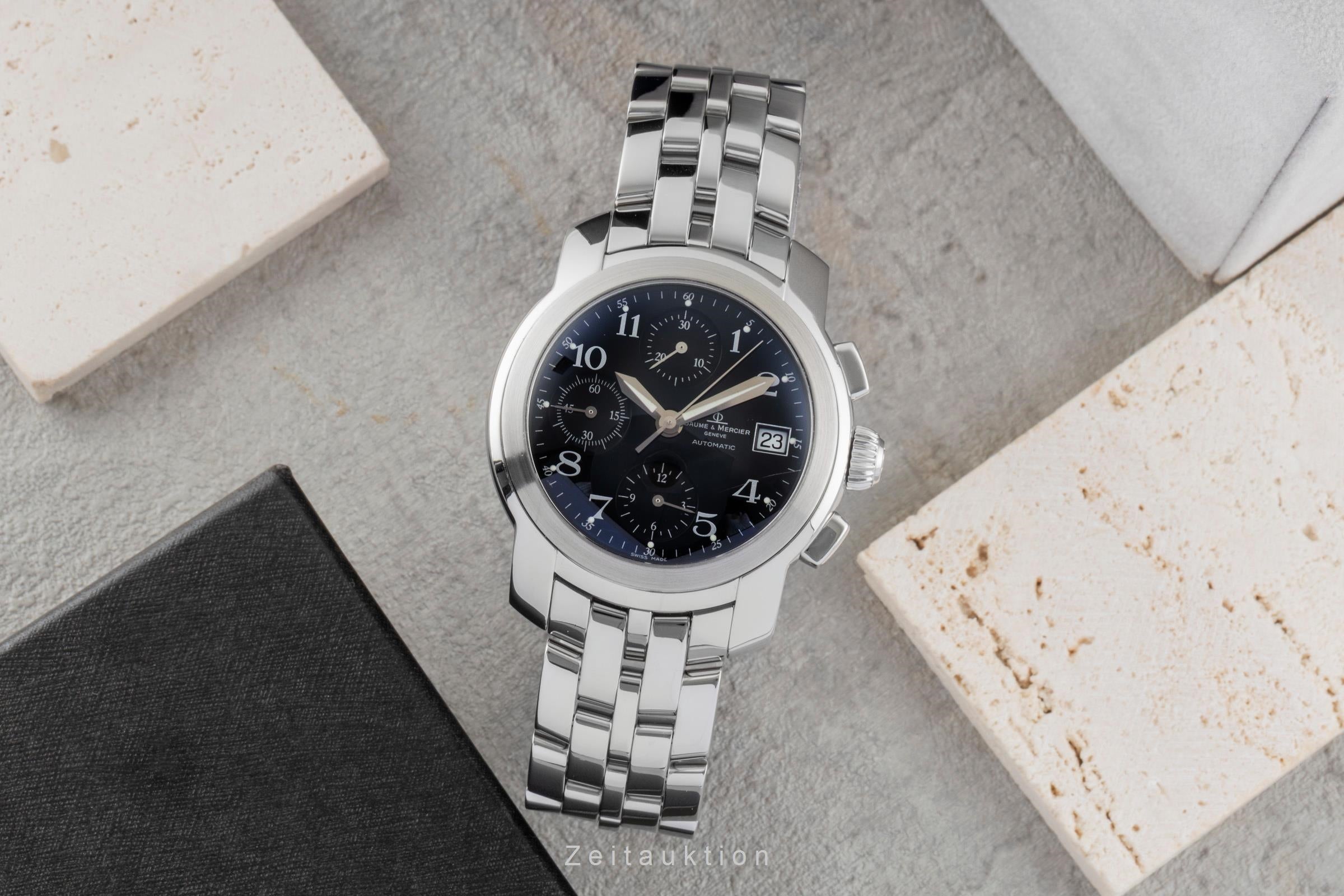 Baume & Mercier Capeland Chronograph Edelstahl Ref. MV045216 B&P [2600987]