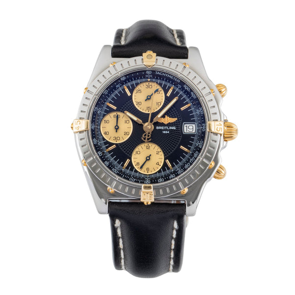 Breitling Chronomat chronograph steel / gold automatic men's watch B13050.1  [2600988]