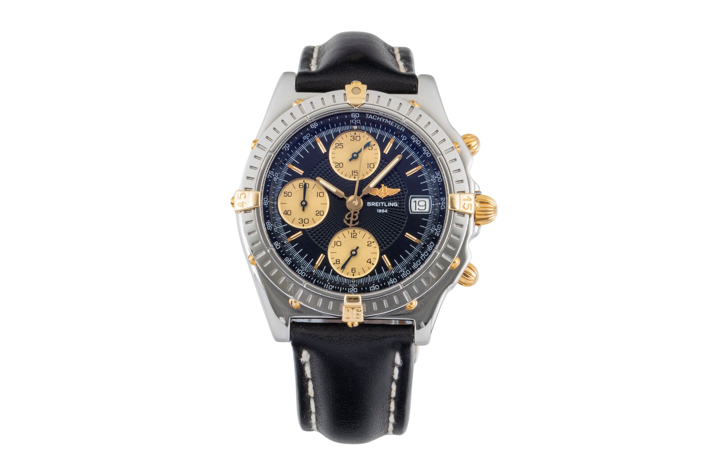 Breitling Chronomat chronograph steel / gold automatic men's watch B13050.1  [2600988]