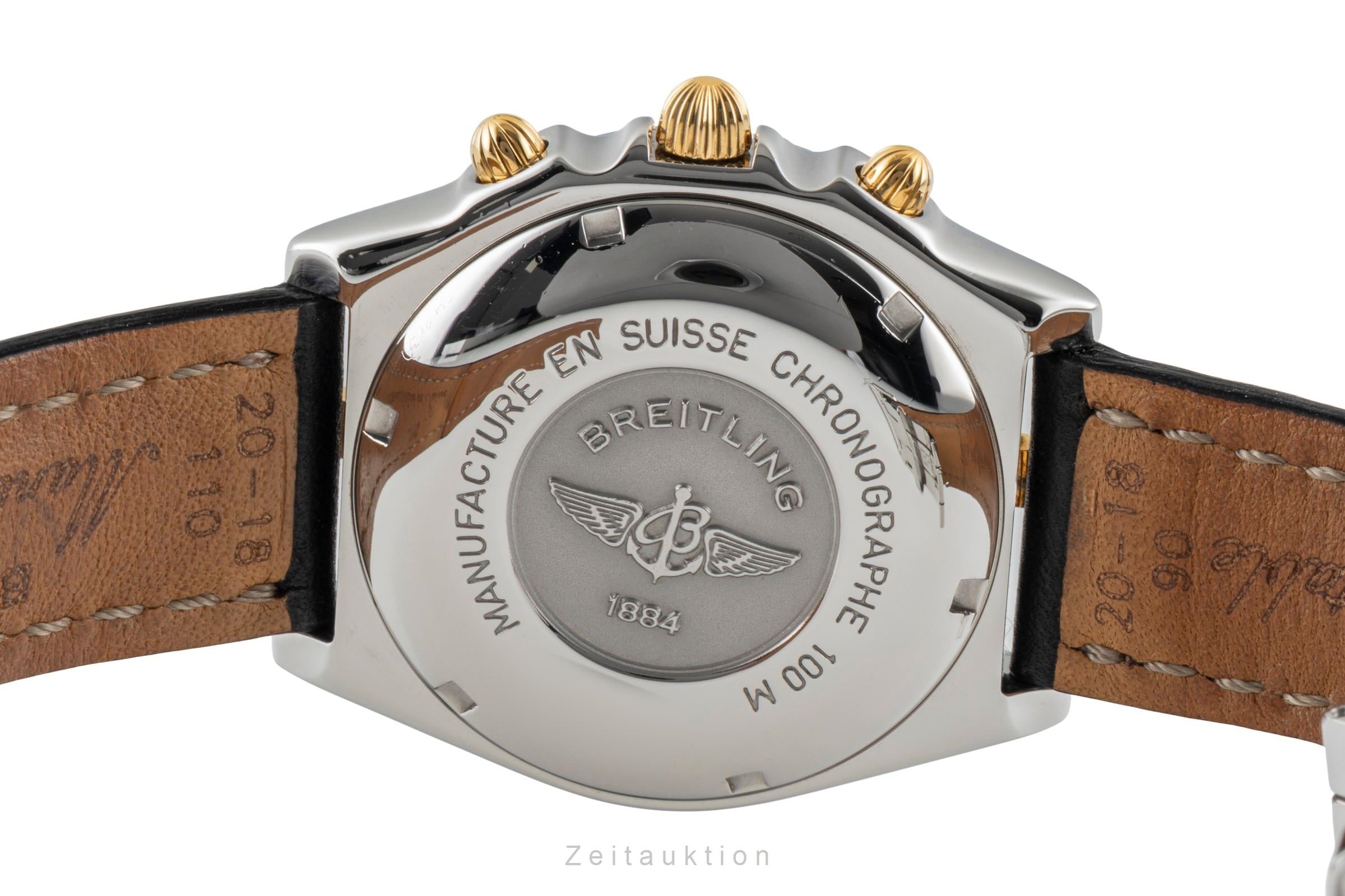 Breitling Chronomat chronograph steel / gold automatic men's watch B13050.1  [2600988]