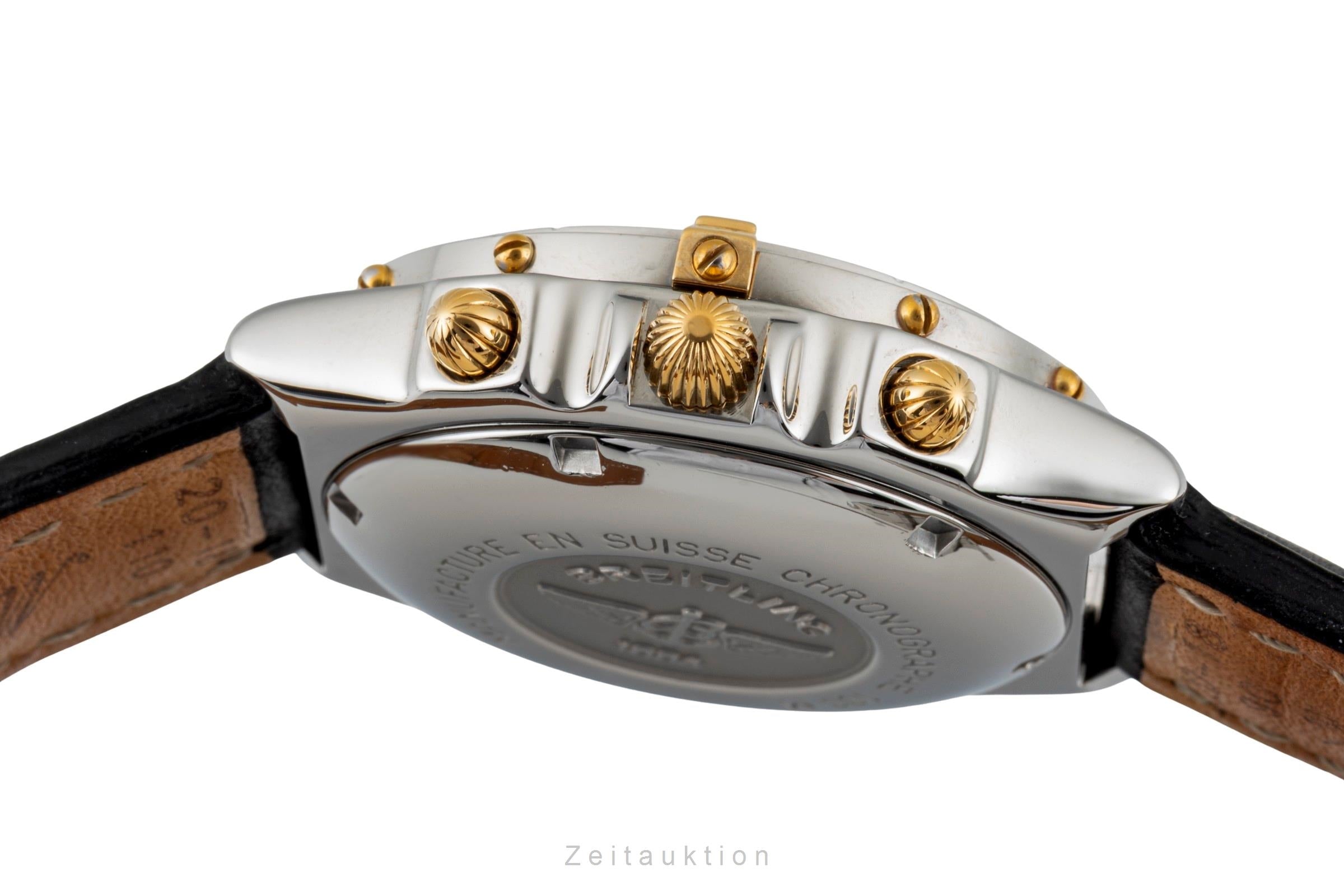 Breitling Chronomat chronograph steel / gold automatic men's watch B13050.1  [2600988]