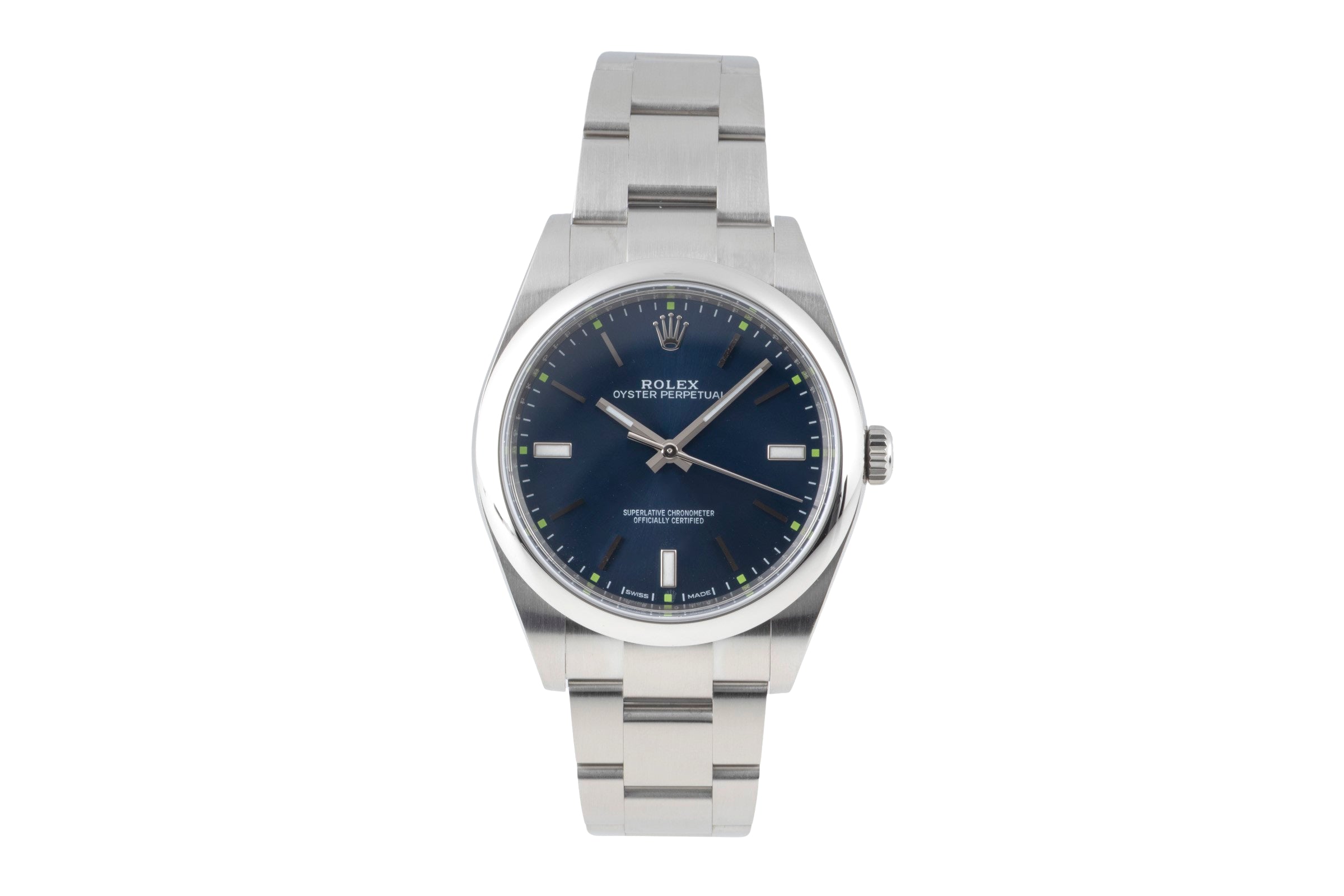 Rolex Oyster Perpetual acier automatique montre pour hommes 114300  [2600991]