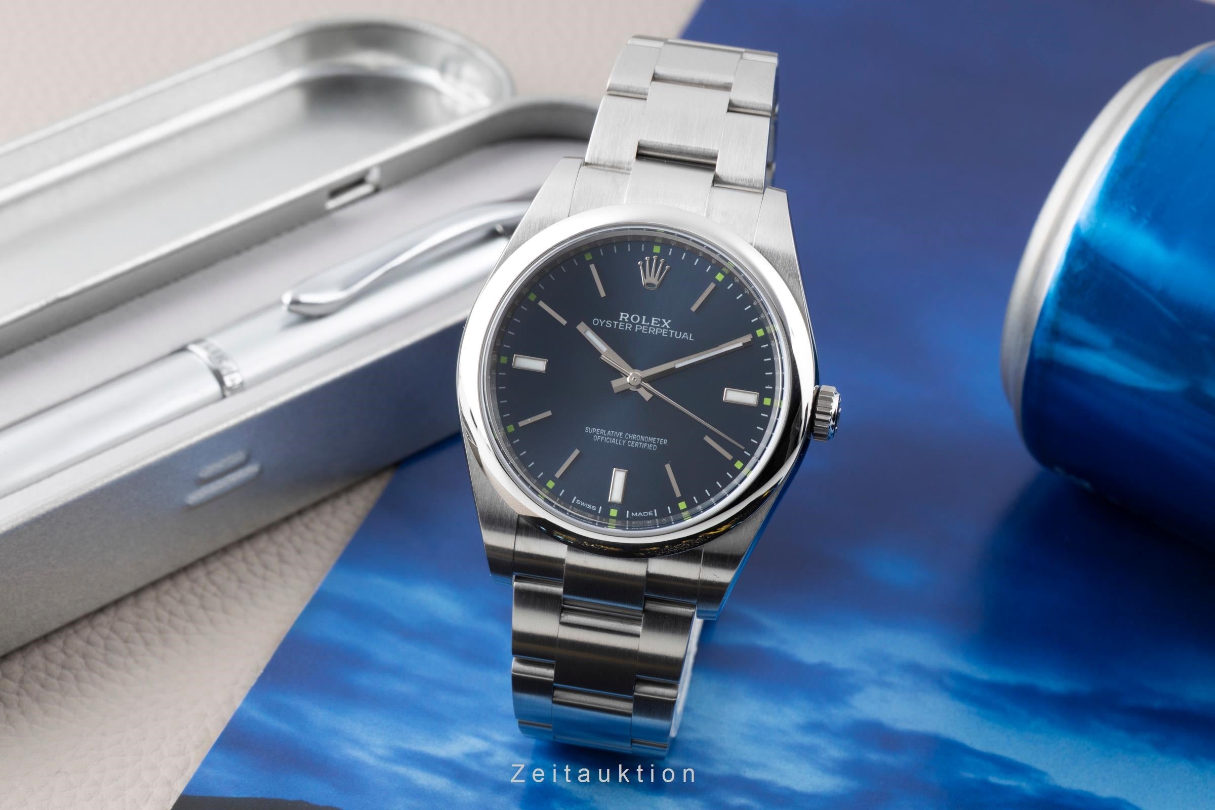 Rolex Oyster Perpetual acciaio automatismo orologio da uomo 114300  [2600991]