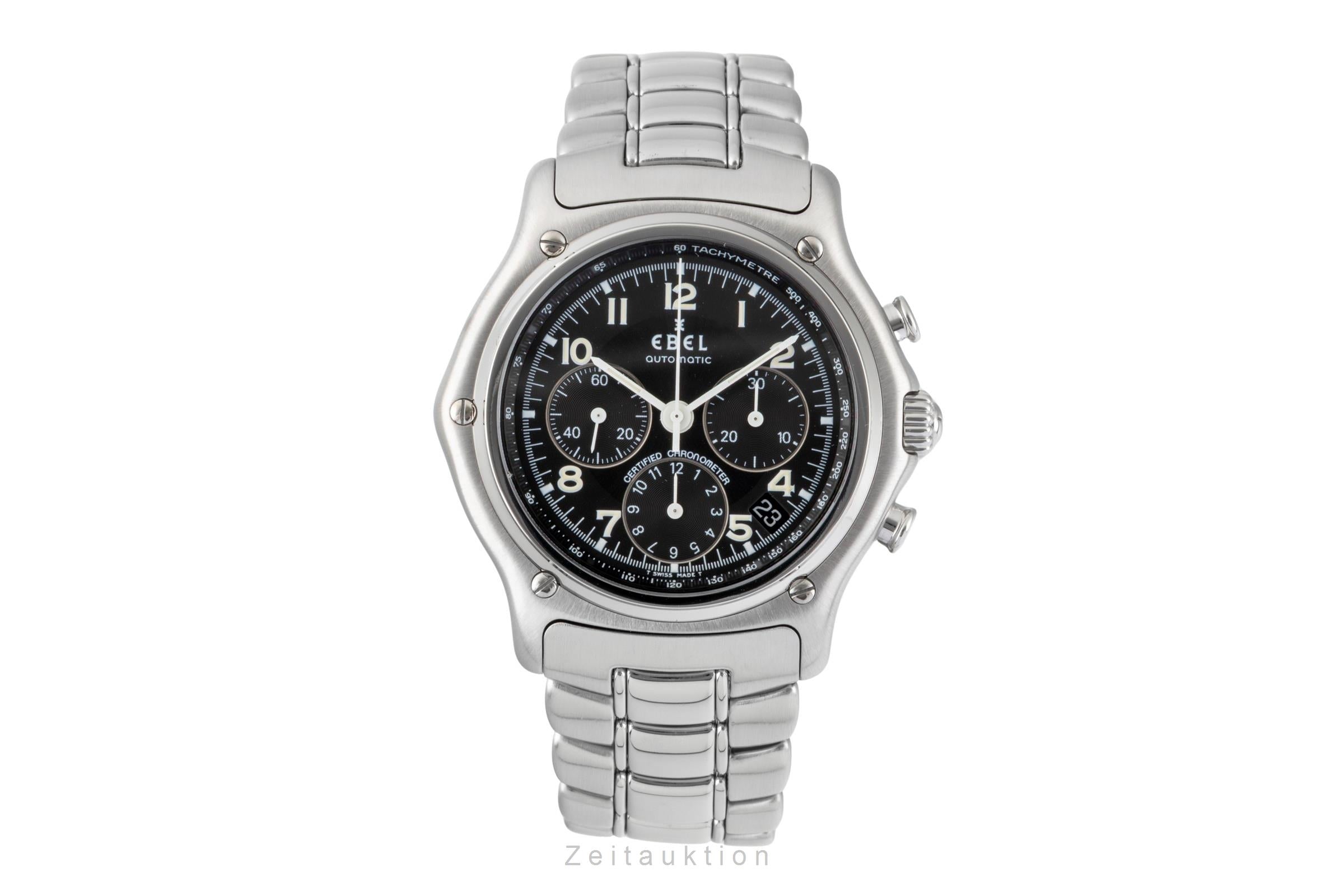 Ebel Le Modulor Chronograph Edelstahl Automatik Herrenuhr Ref. E9137240 Box  [2600993]
