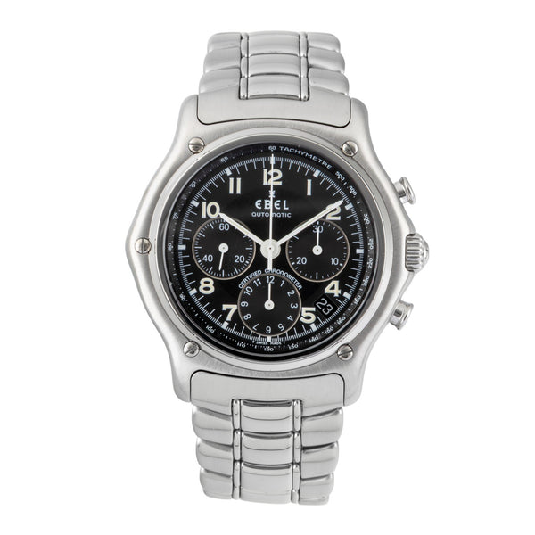 Ebel Le Modulor Chronograph Edelstahl Automatik Herrenuhr Ref. E9137240 Box  [2600993]