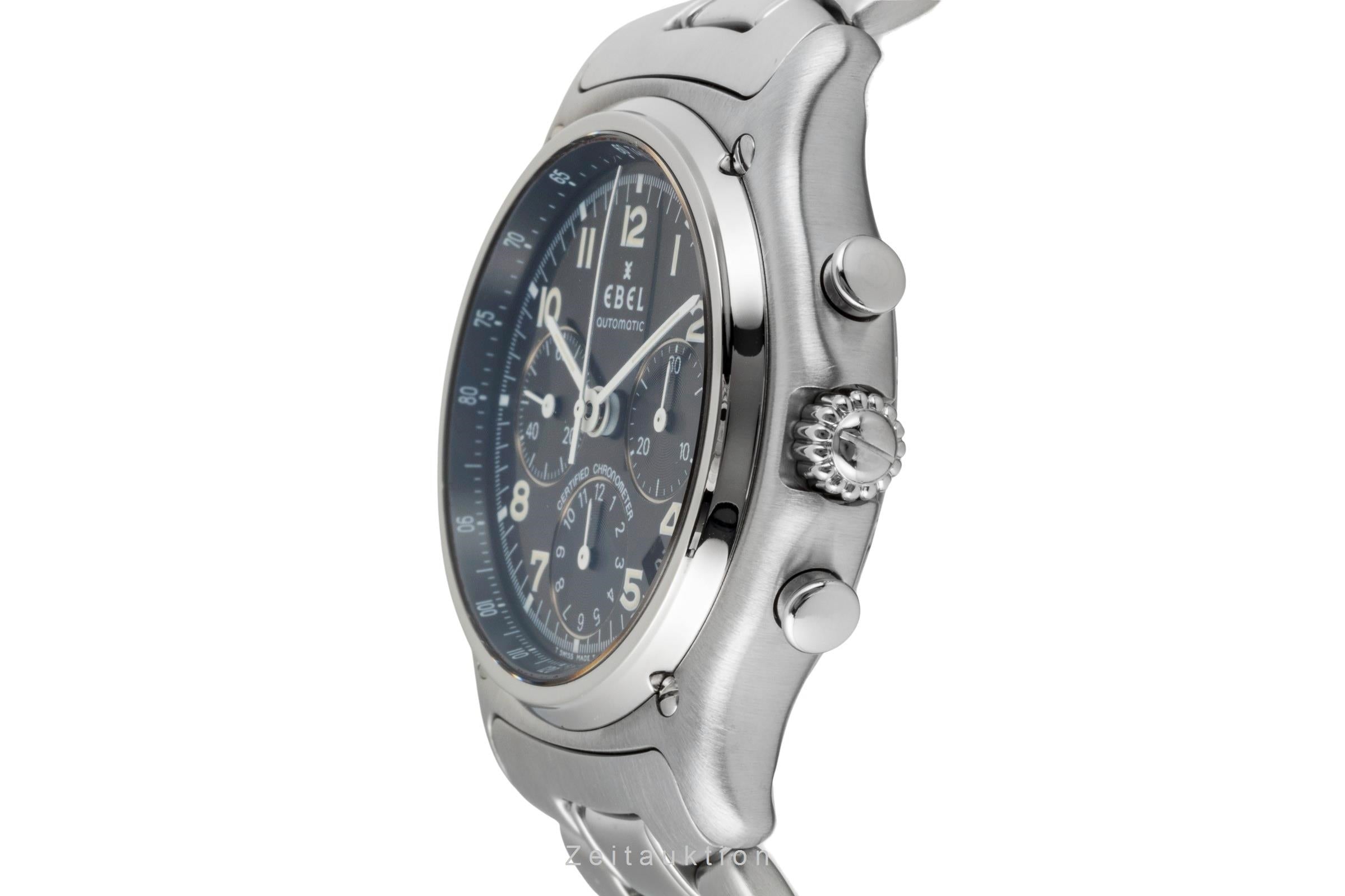 Ebel Le Modulor Chronograph Edelstahl Automatik Herrenuhr Ref. E9137240 Box  [2600993]