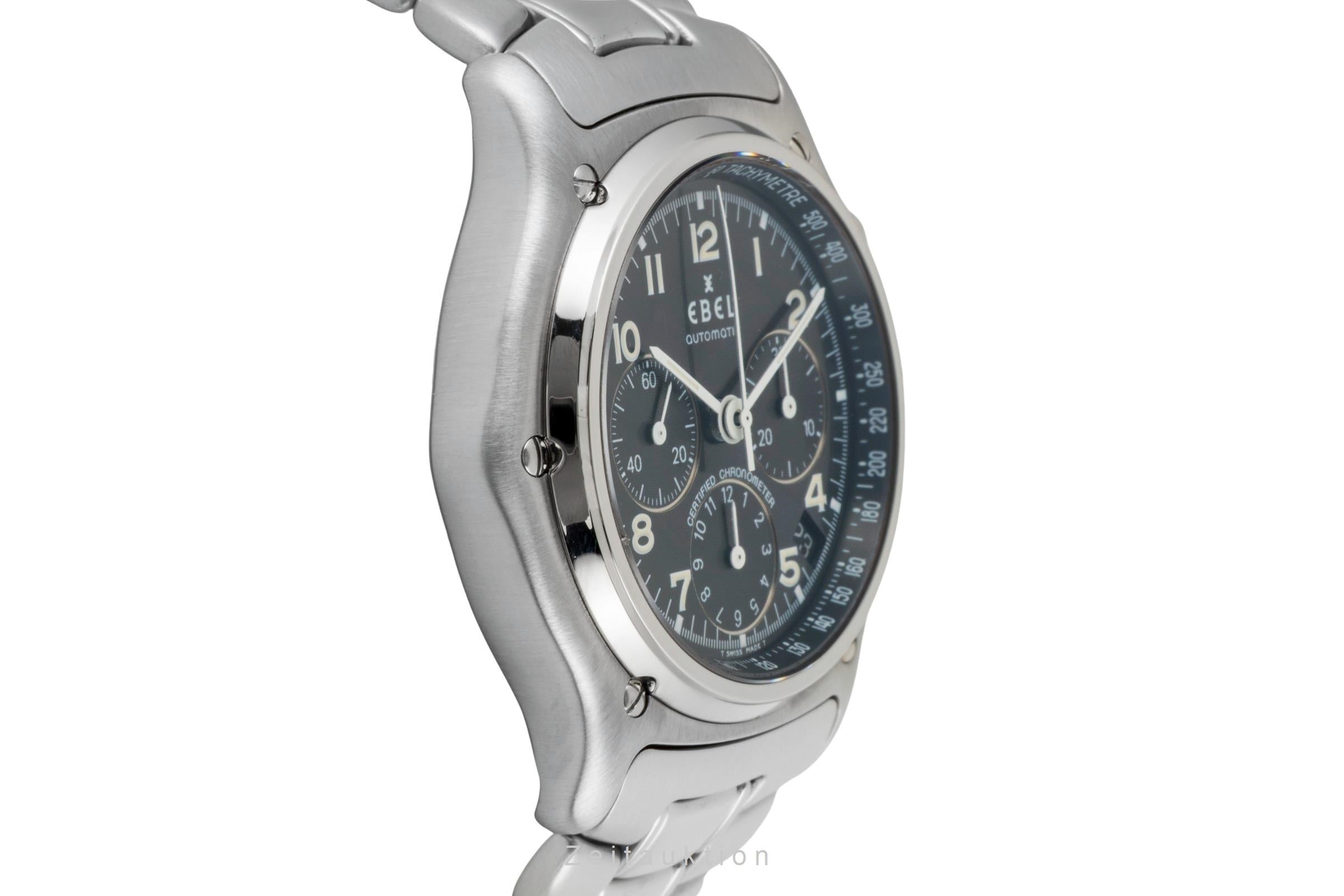 Ebel Le Modulor Chronograph Edelstahl Automatik Herrenuhr Ref. E9137240 Box  [2600993]