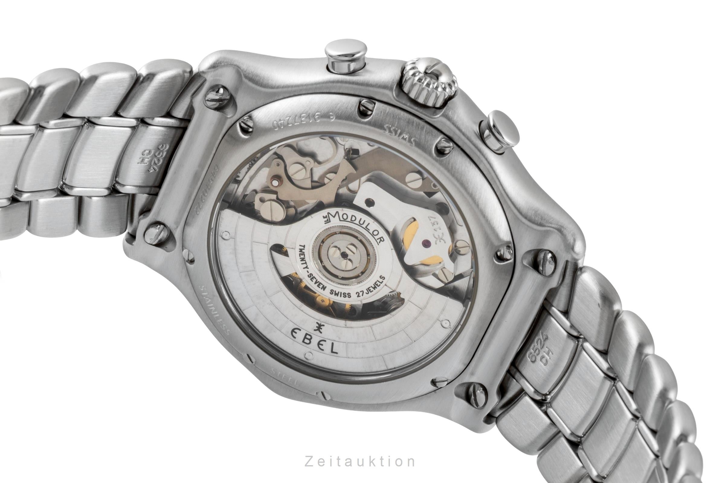 Ebel Le Modulor Chronograph Edelstahl Automatik Herrenuhr Ref. E9137240 Box  [2600993]