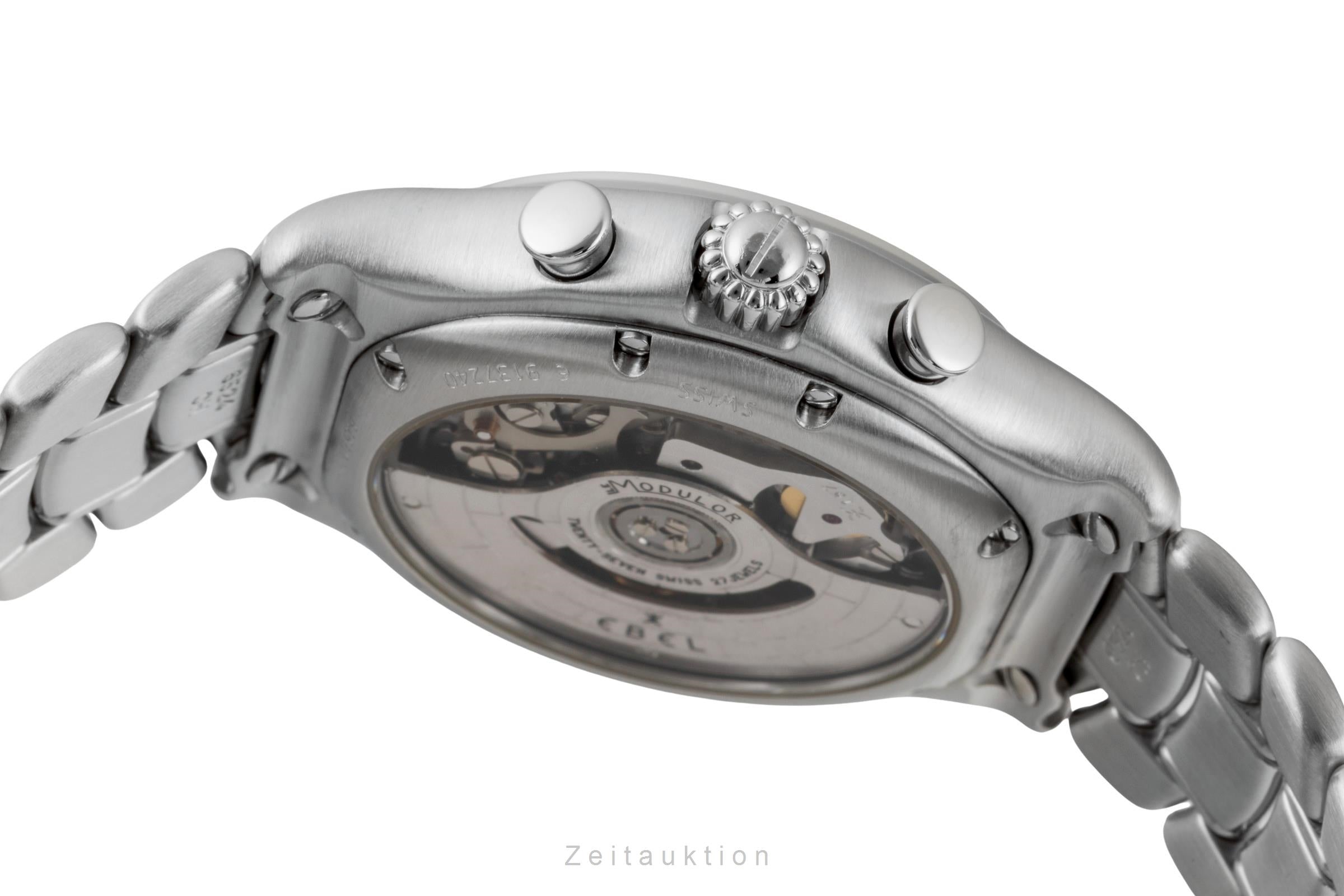 Ebel Le Modulor Chronograph Edelstahl Automatik Herrenuhr Ref. E9137240 Box  [2600993]