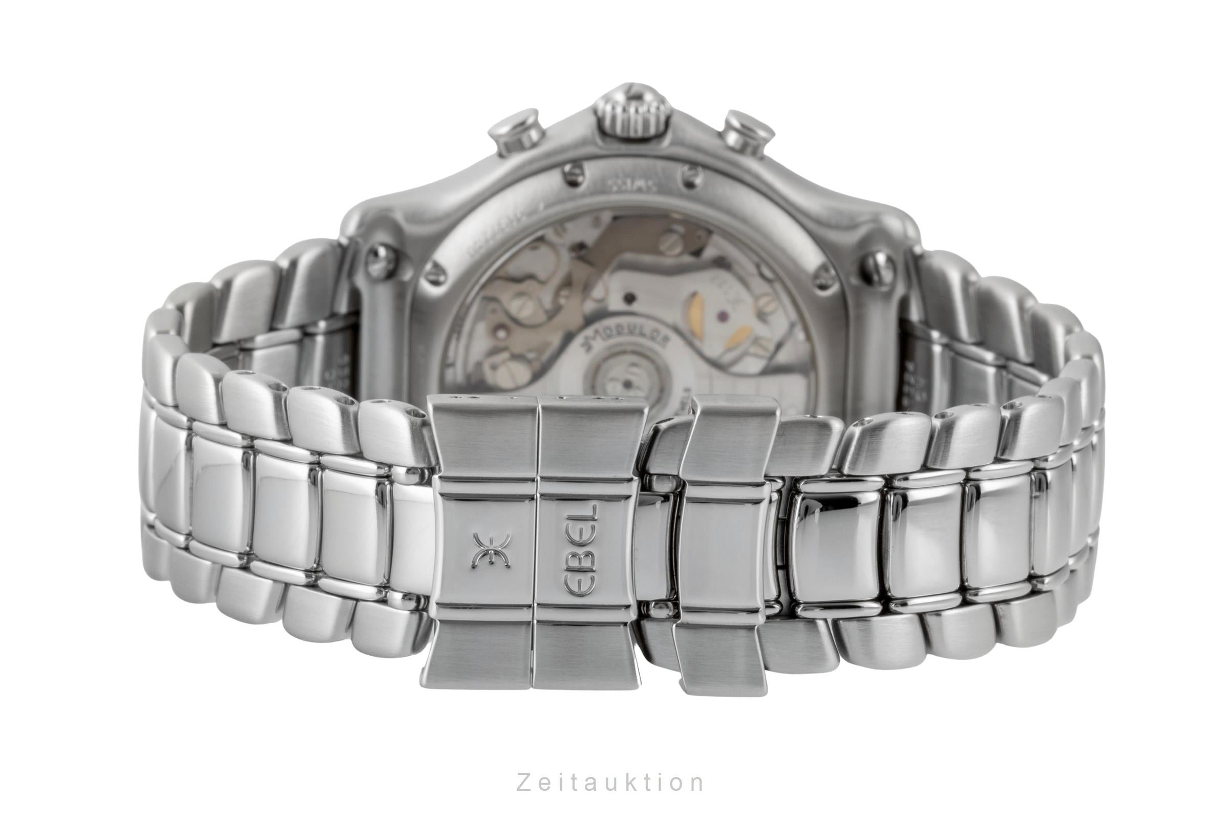 Ebel Le Modulor Chronograph Edelstahl Automatik Herrenuhr Ref. E9137240 Box  [2600993]