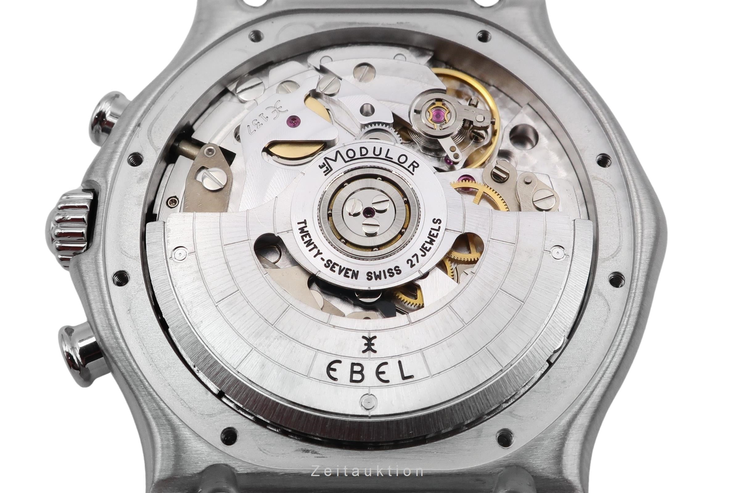 Ebel Le Modulor Chronograph Edelstahl Automatik Herrenuhr Ref. E9137240 Box  [2600993]
