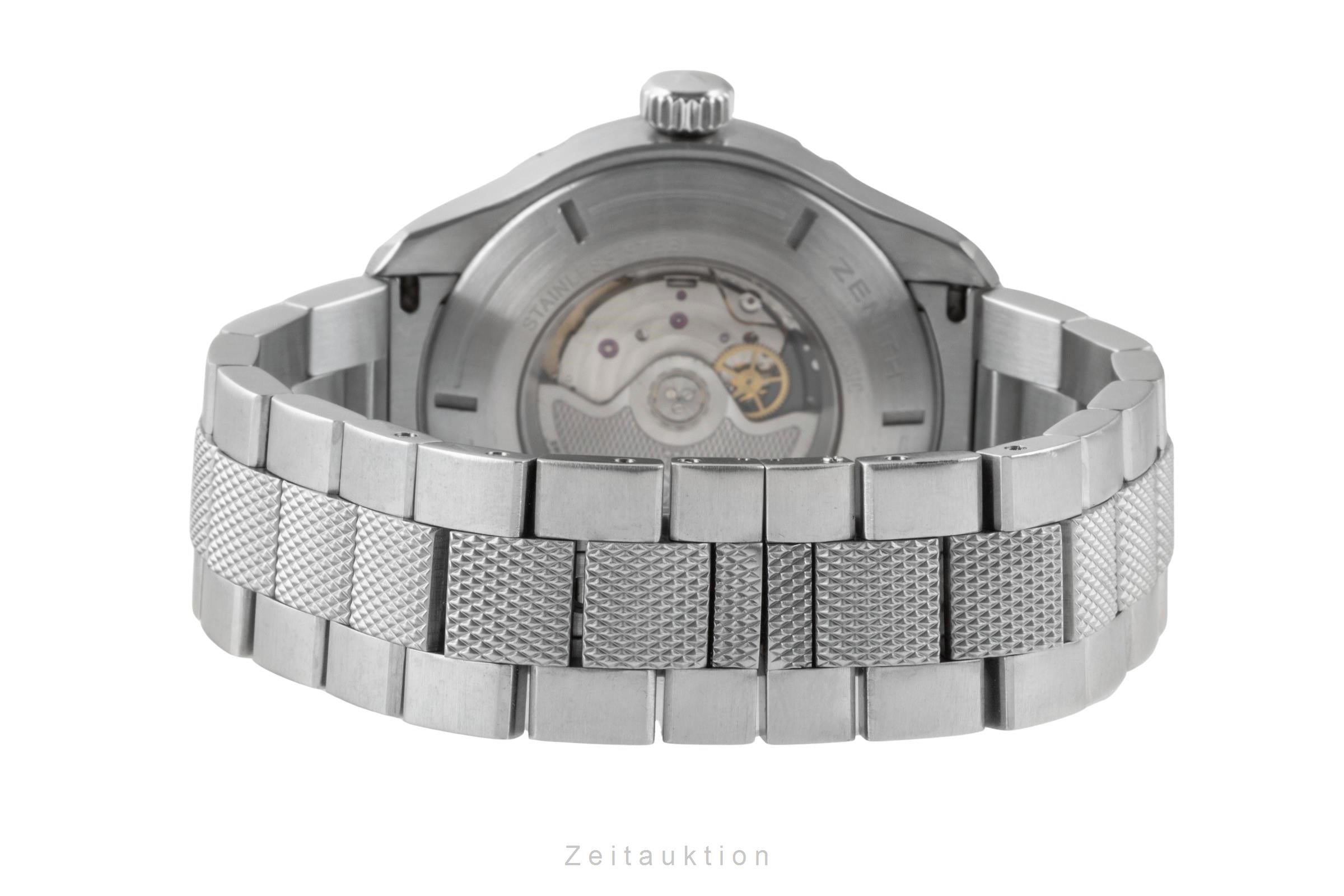 Zenith Defy Stahl Automatik Herrenuhr Ref 03.0516.685/21.M516 Box & Papiere 2008 [2600994]