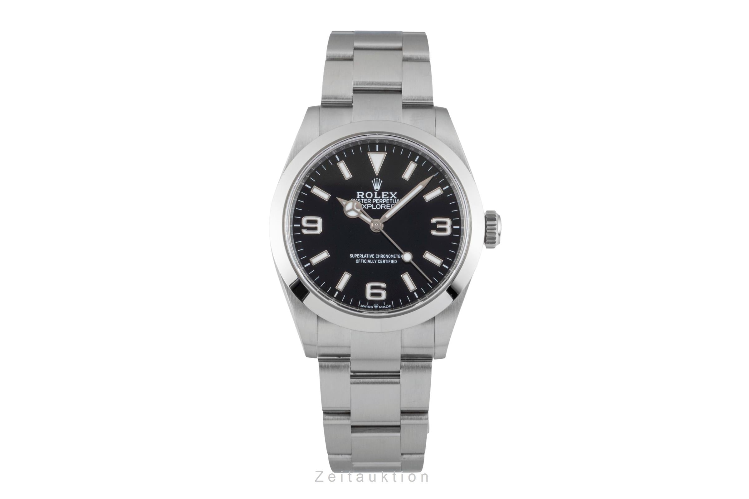 Rolex Explorer acier automatique montre pour hommes 224270  [2600995]