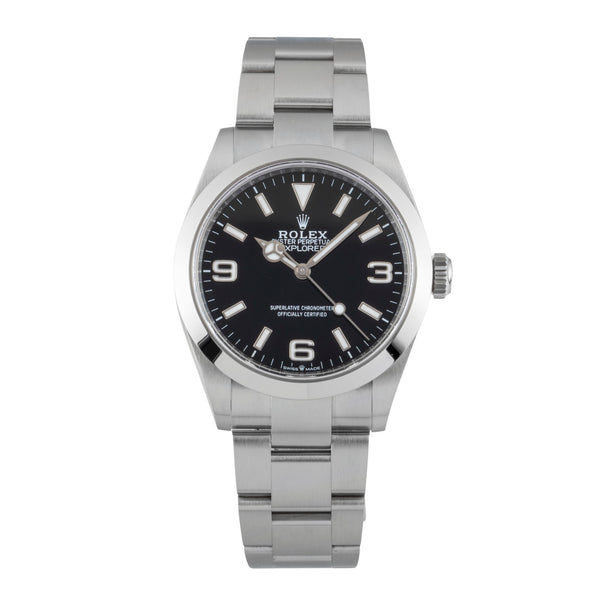 Rolex Explorer acier automatique montre pour hommes 224270  [2600995]